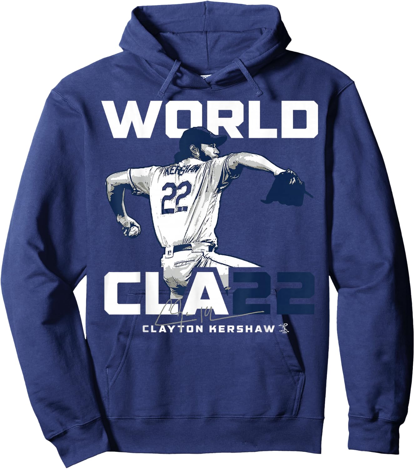 Clayton Kershaw World Cla22 - World Class - Apparel Hoodie - Hoodie | Navy