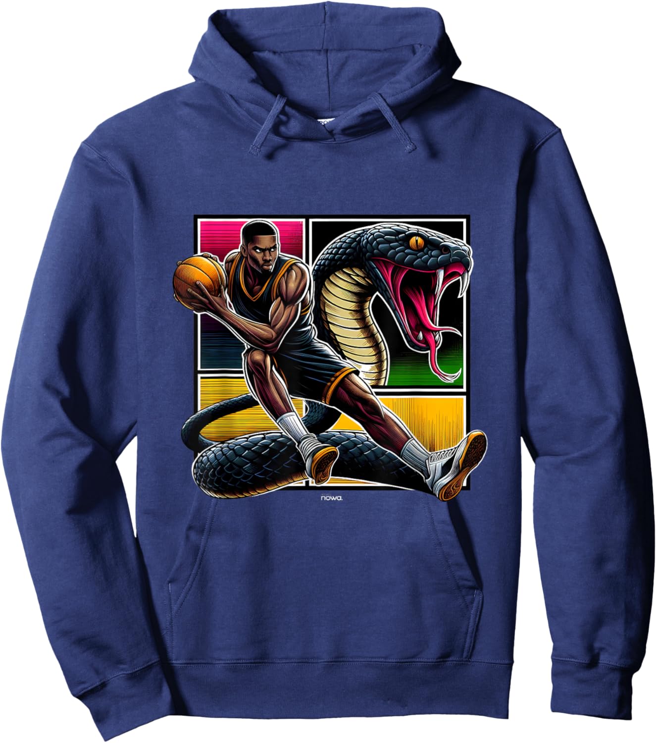 Fearless and Confident Legend Basketball Motivation Hoodie - Hoodie | Navy