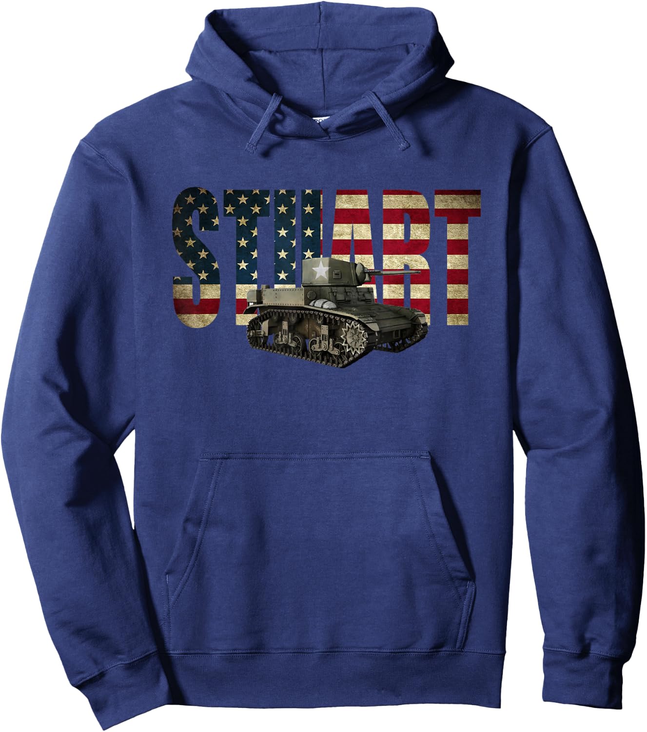 M3 Stuart Tank Hoodie - Hoodie | Navy