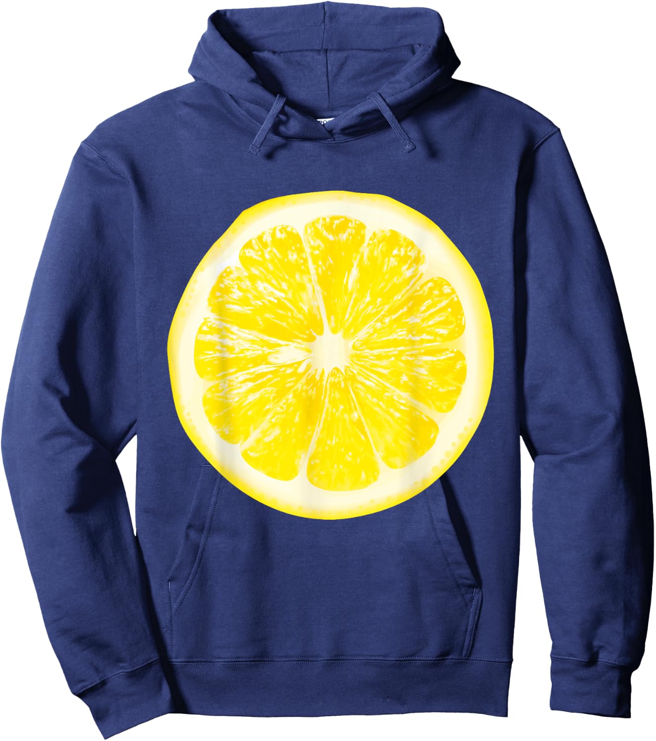 Funny Halloween Yellow Lemon Costume Fruit Costumes Hoodie - Hoodie | Navy
