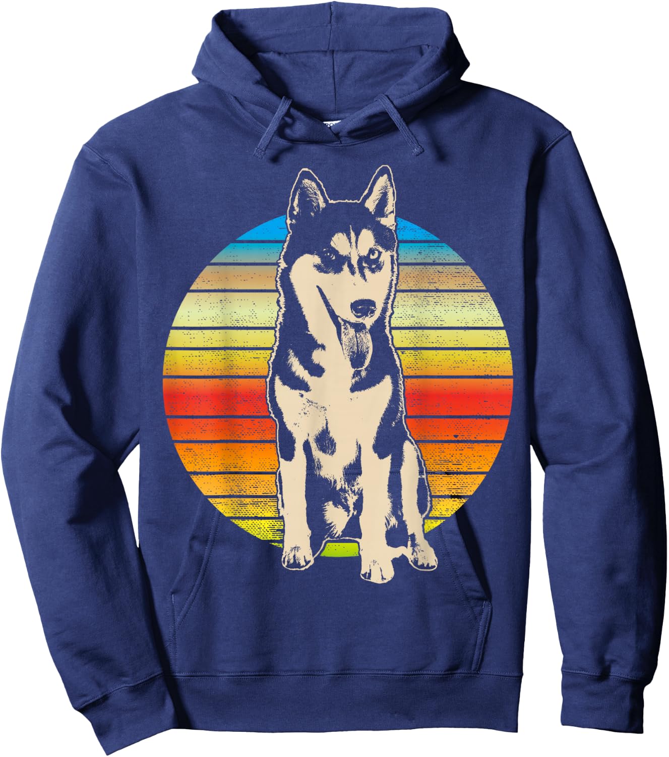 Alaskan Husky Dog Breed Hoodie - Hoodie | Navy
