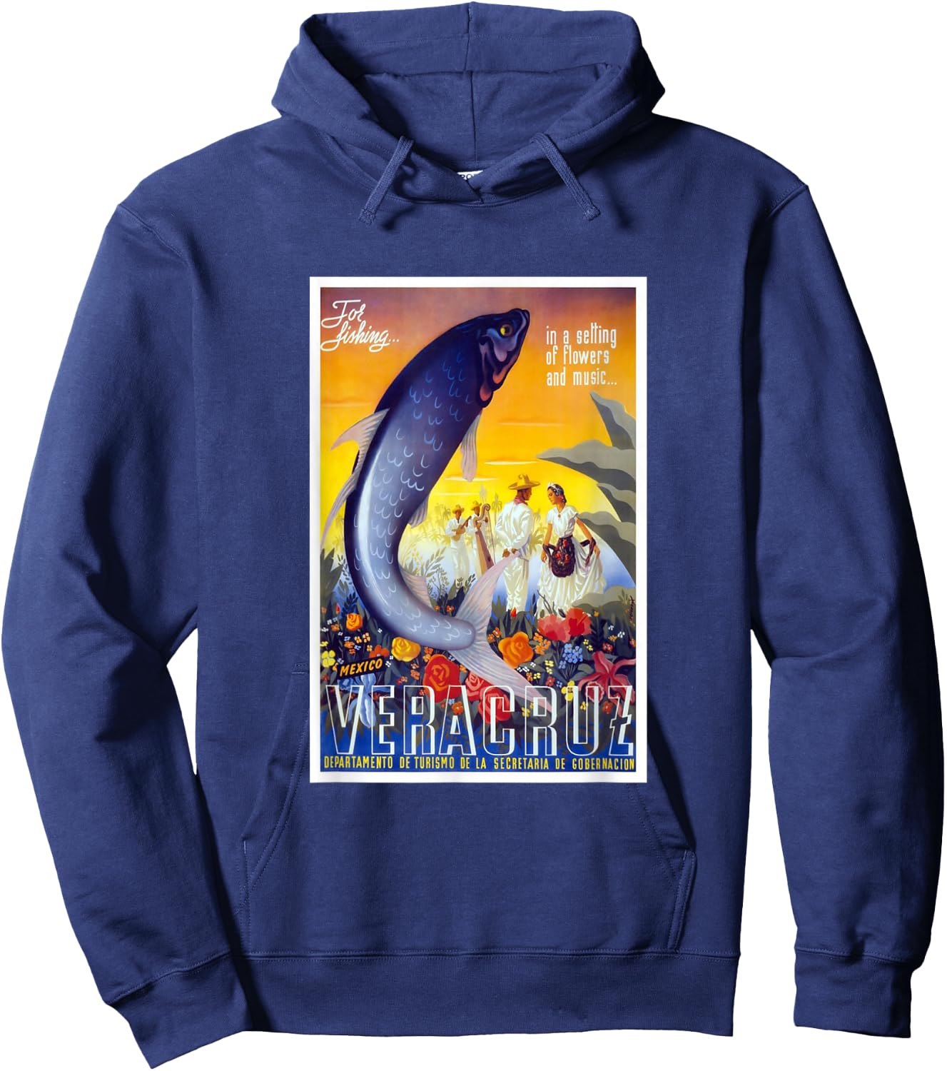 Veracruz...Mexico Hoodie - Hoodie | Navy