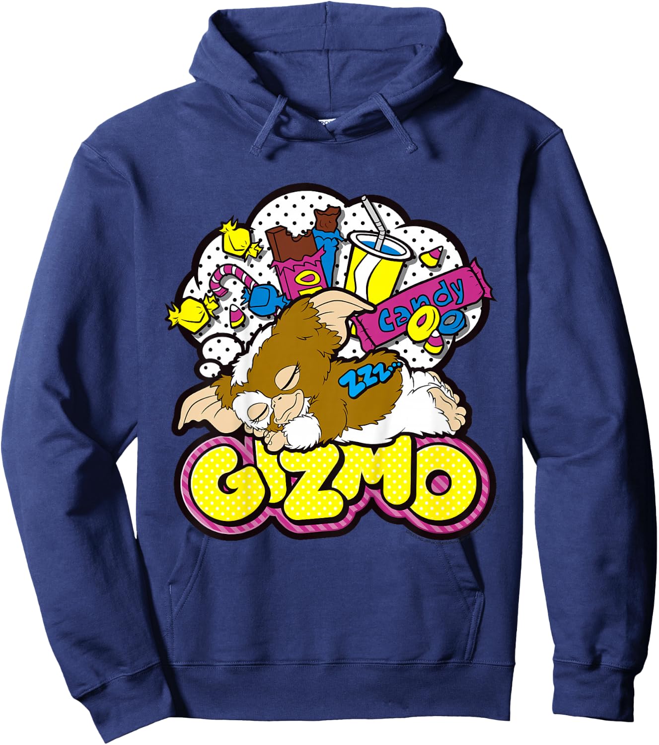 Kids Gremlins Gizmo Candy Pop Art Hoodie - Hoodie | Navy
