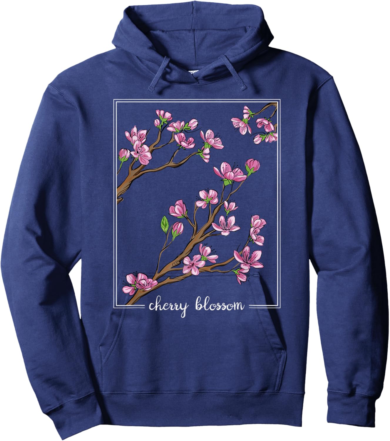 Japanische Kirschblüten Sakura Japan Cherry Blossom Hoodie - Hoodie | Navy