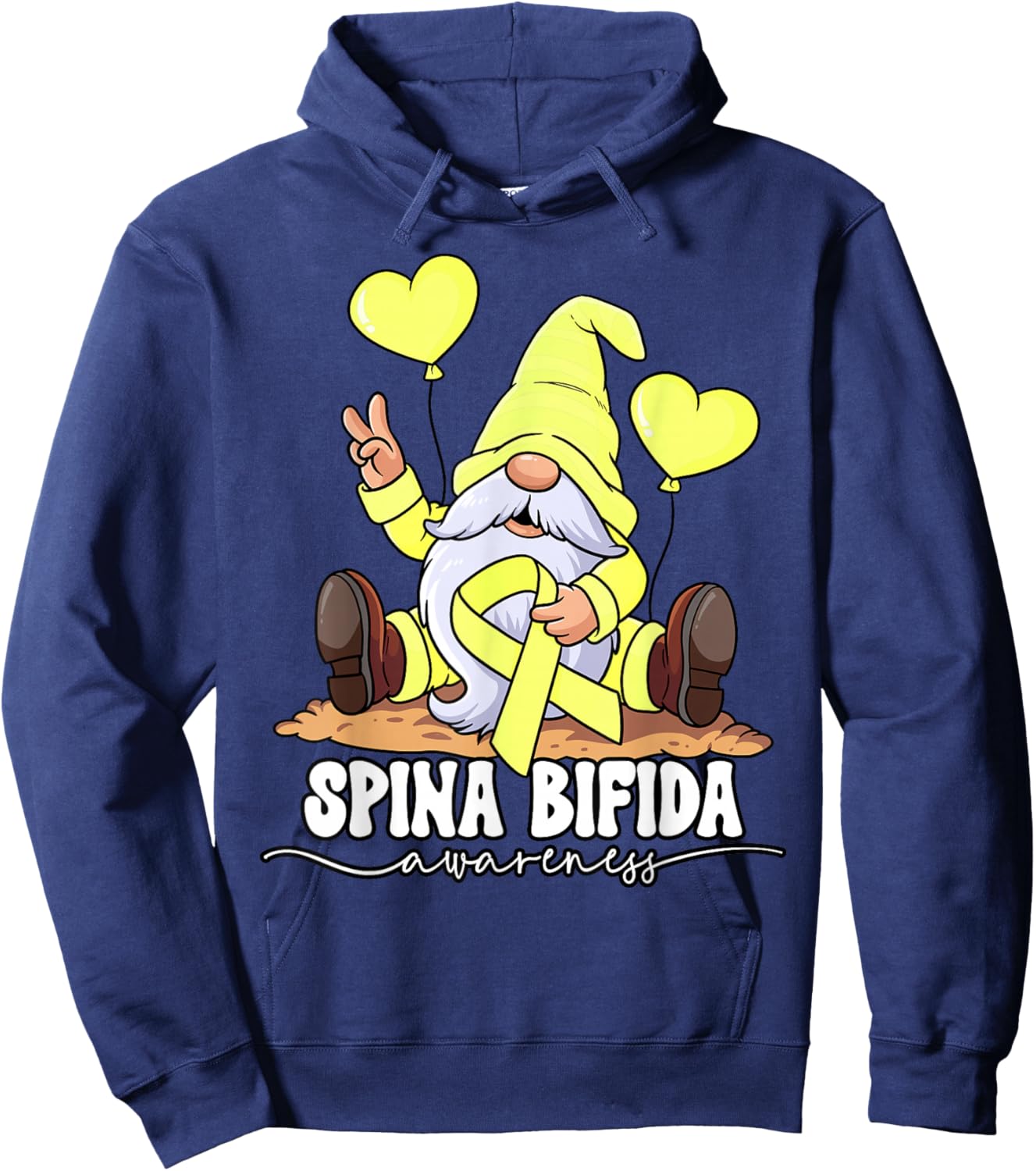 Spina Bifida Awareness Hoodie - Hoodie | Navy