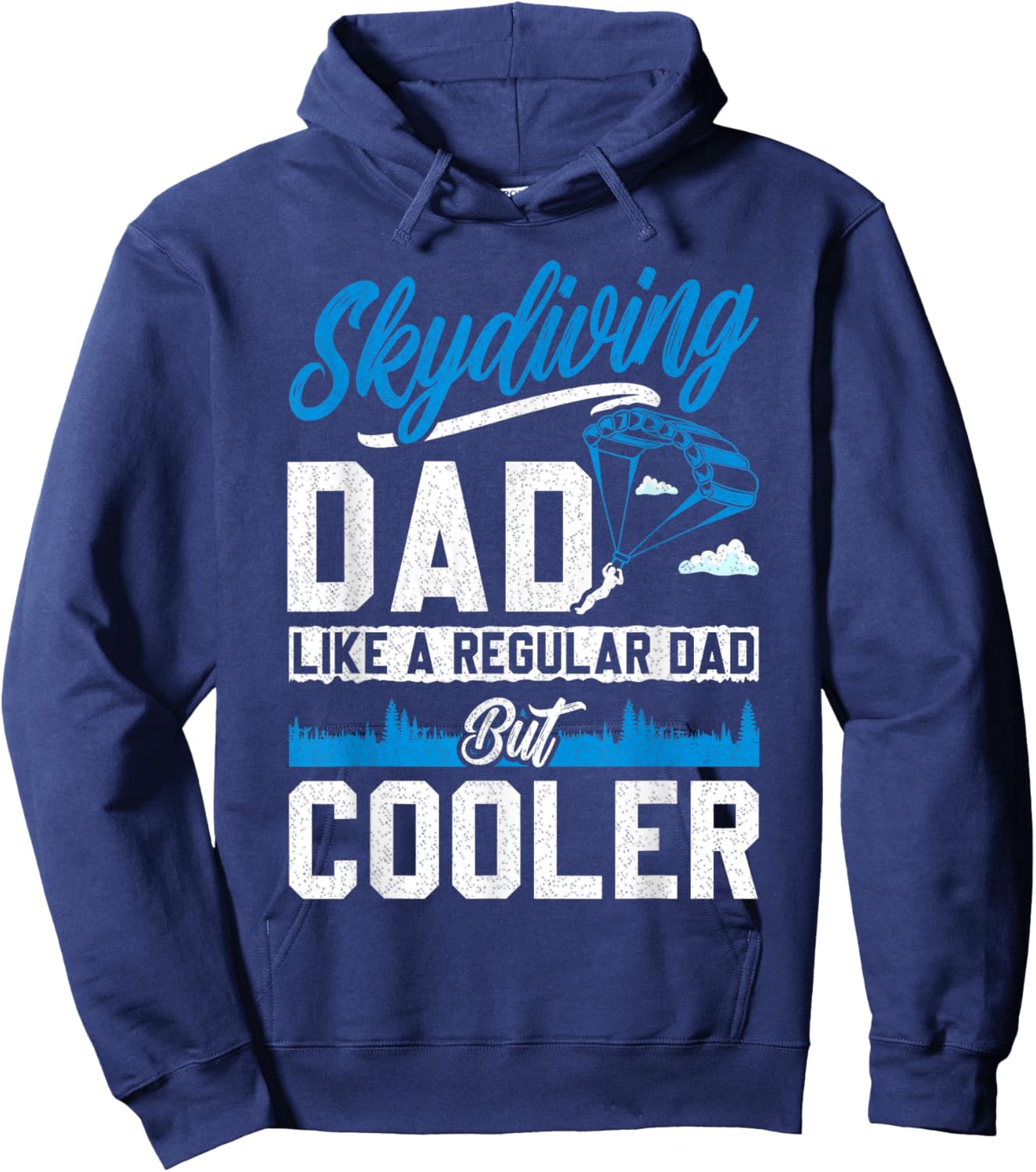 Funny Skydiving Art Women Skydiver Sky Diving Lover Hoodie - Hoodie | Navy