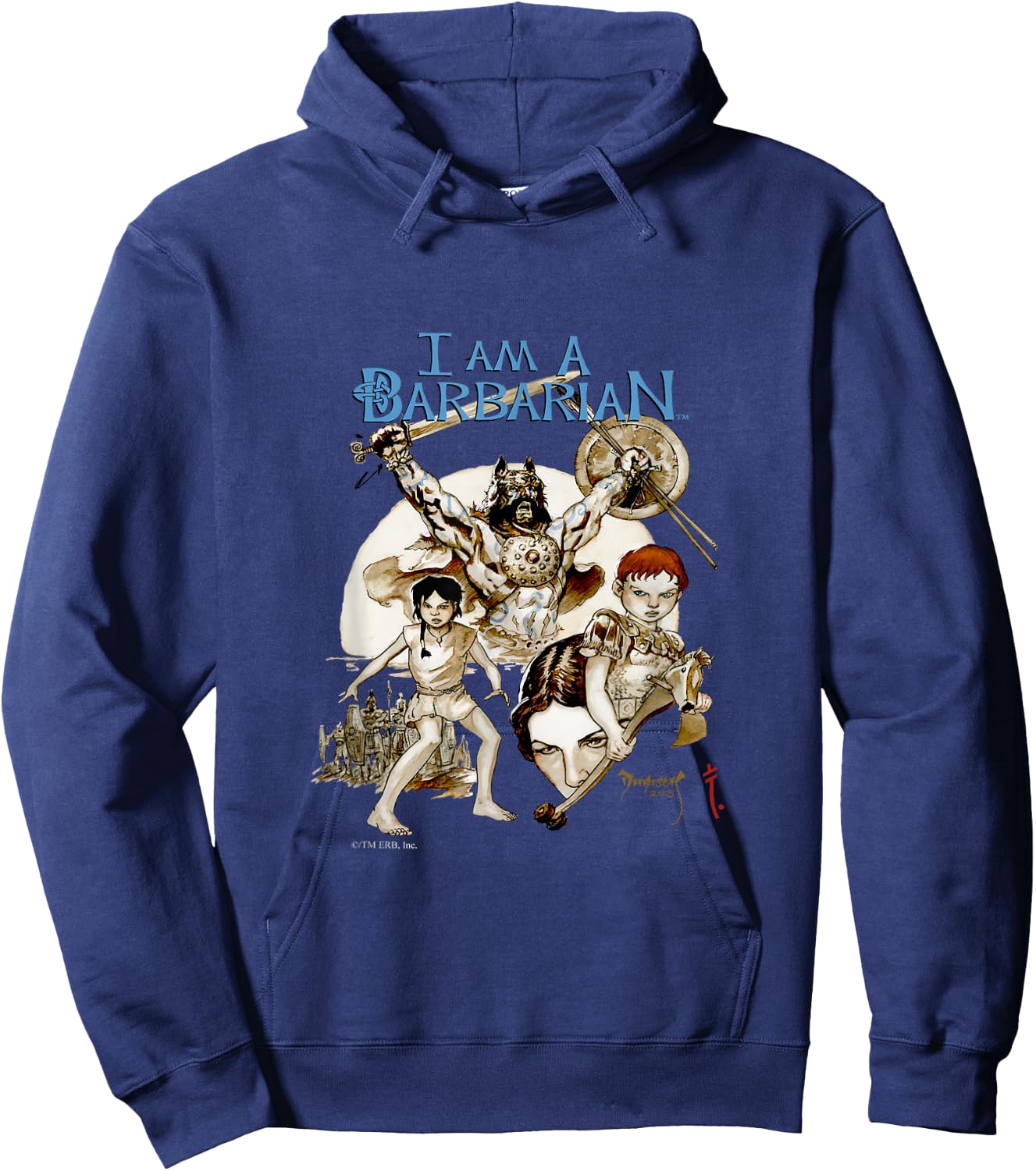 I Am A Barbarian Hoodie - Hoodie | Navy