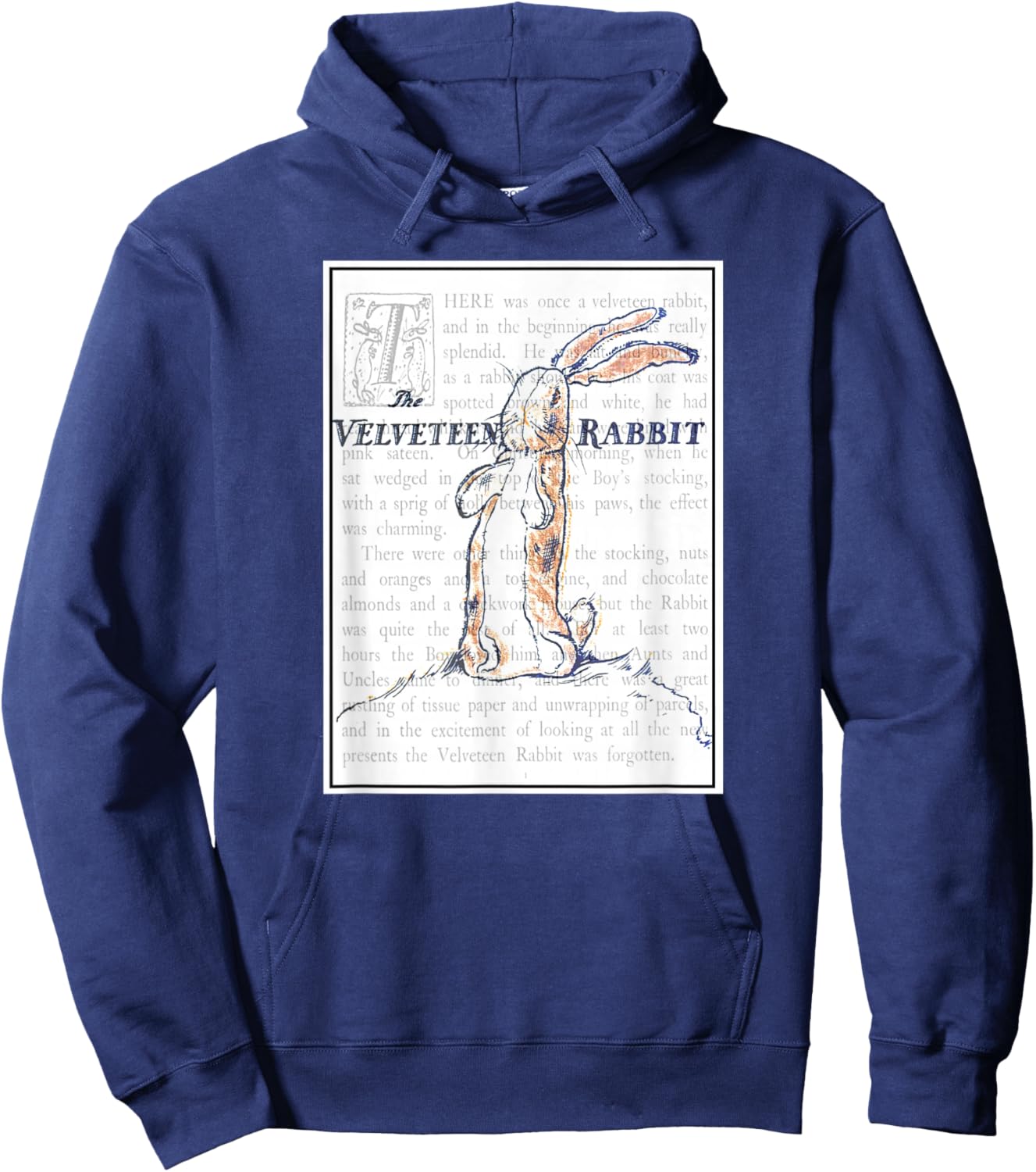 How Toys Become Real Stuffed Animal Velveteen Rabbit - Black, Small Hoodie - Hoodie | Navy