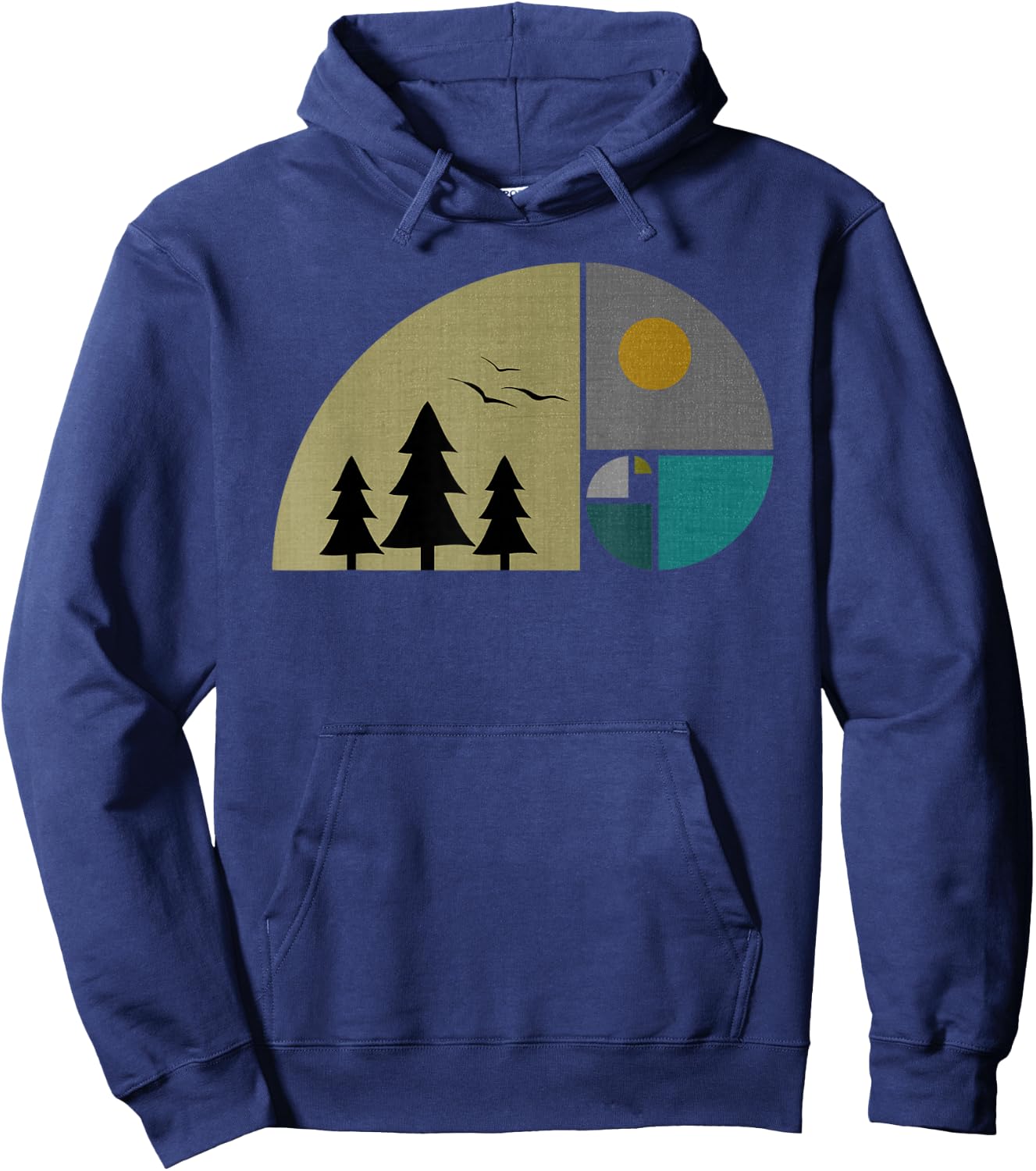 Fibonacci's Nature Hoodie - Hoodie | Navy