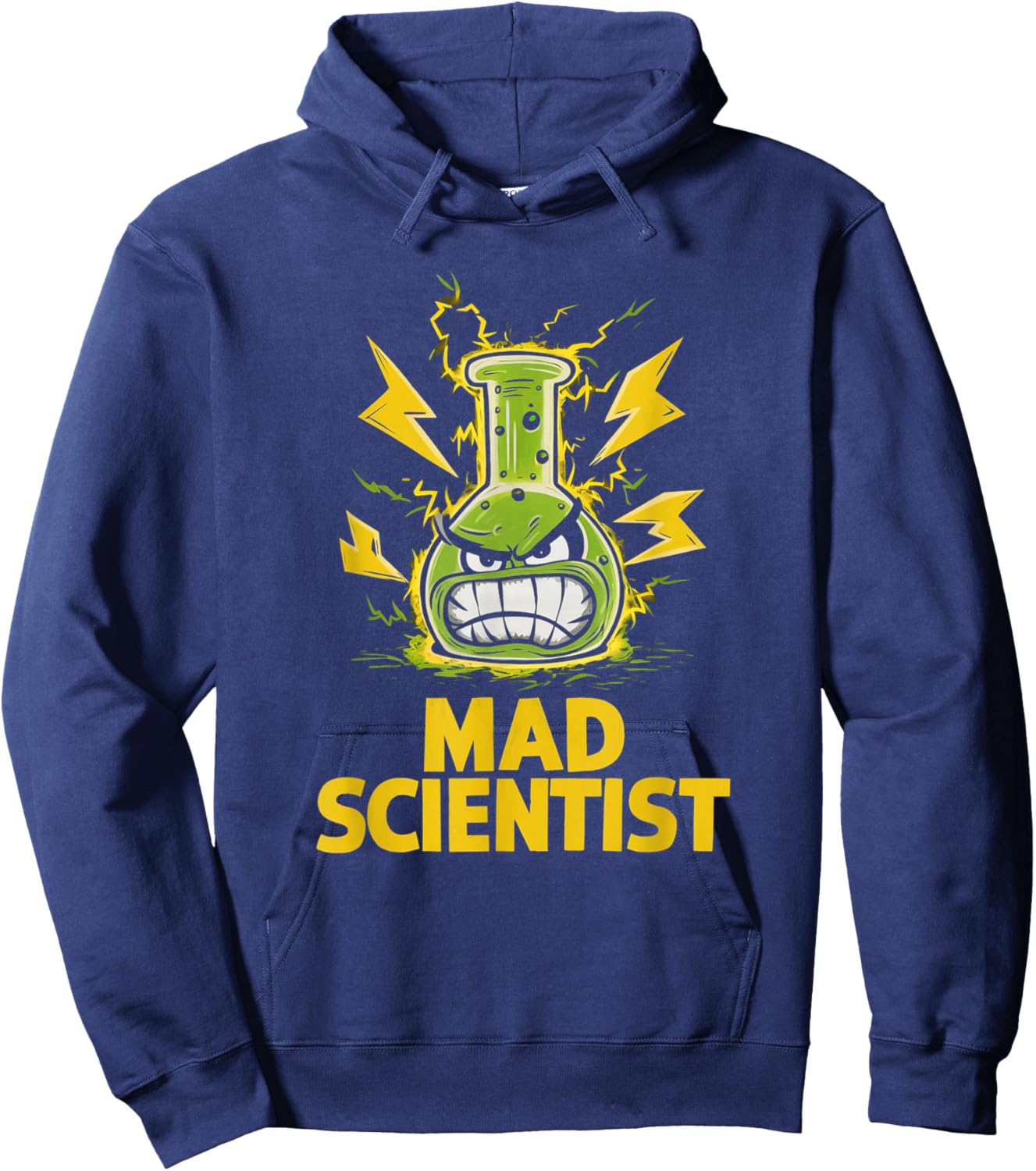 Mad Scientist Kids Youth Adult Science Teacher Chemistry Hoodie - Hoodie | Navy