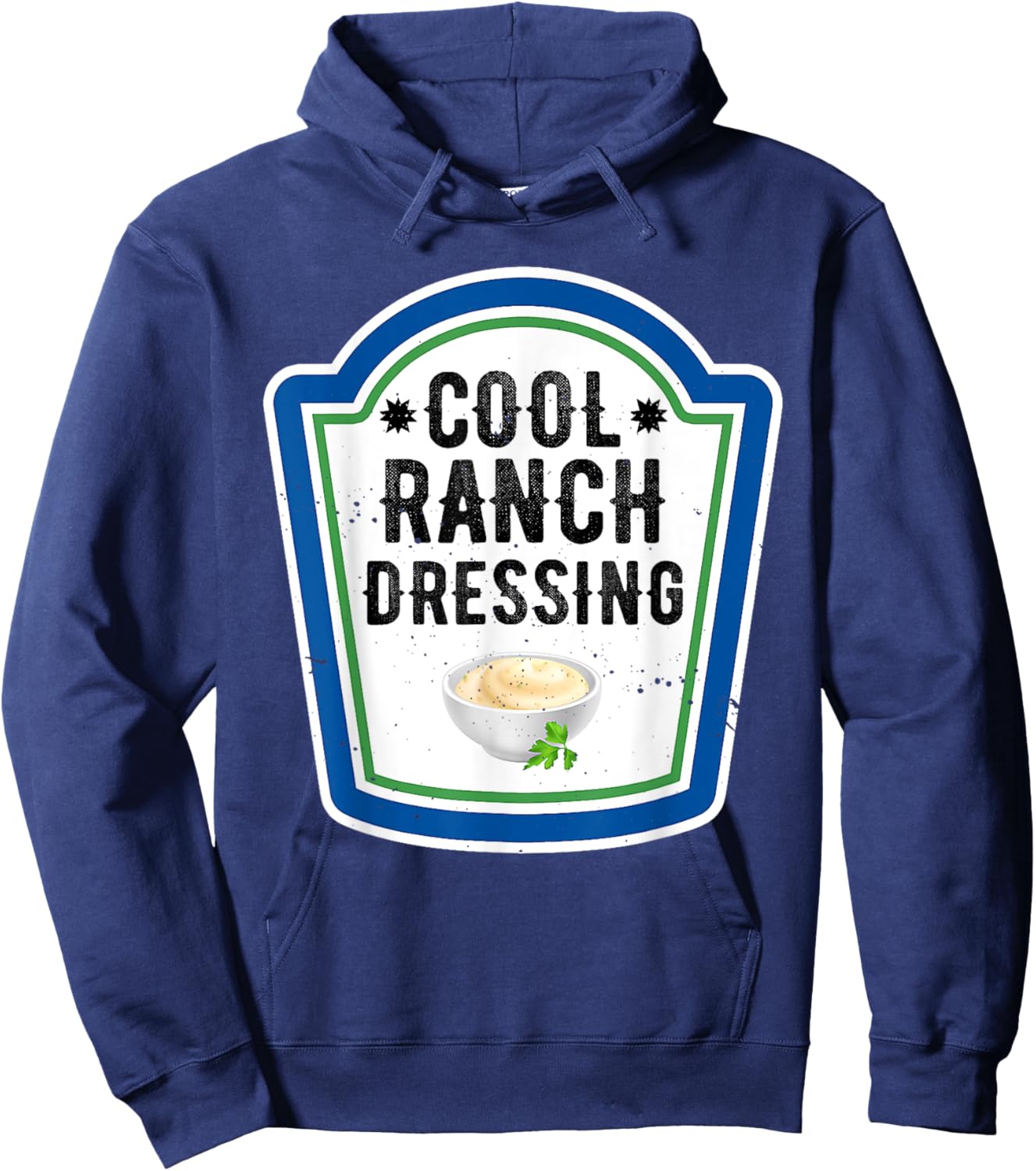 Funny Group Halloween Costume Ranch Dressing Group Condiment Hoodie - Hoodie | Navy