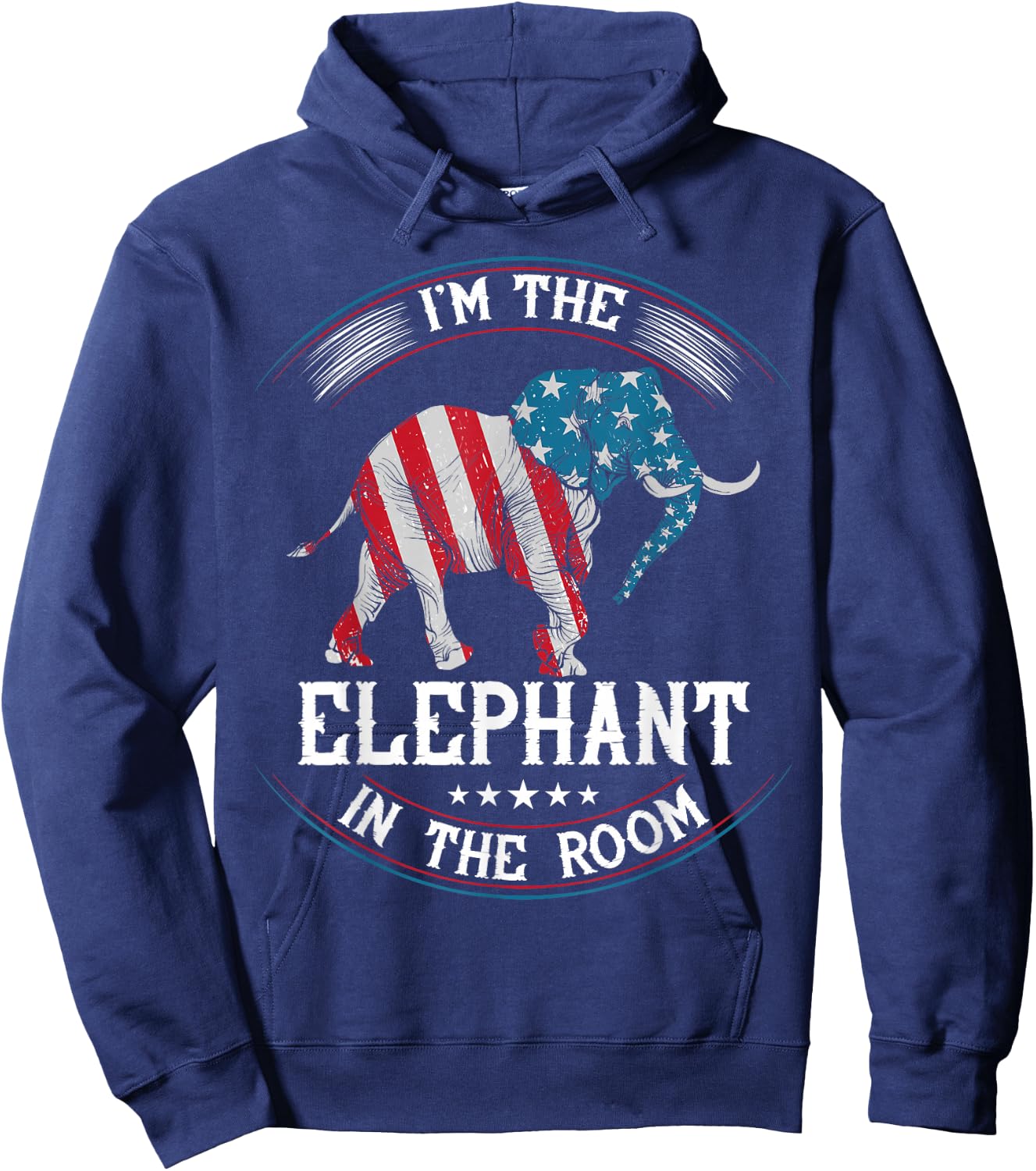 I'm The Elephant in The Room Republica Conservative Hoodie - Hoodie | Navy