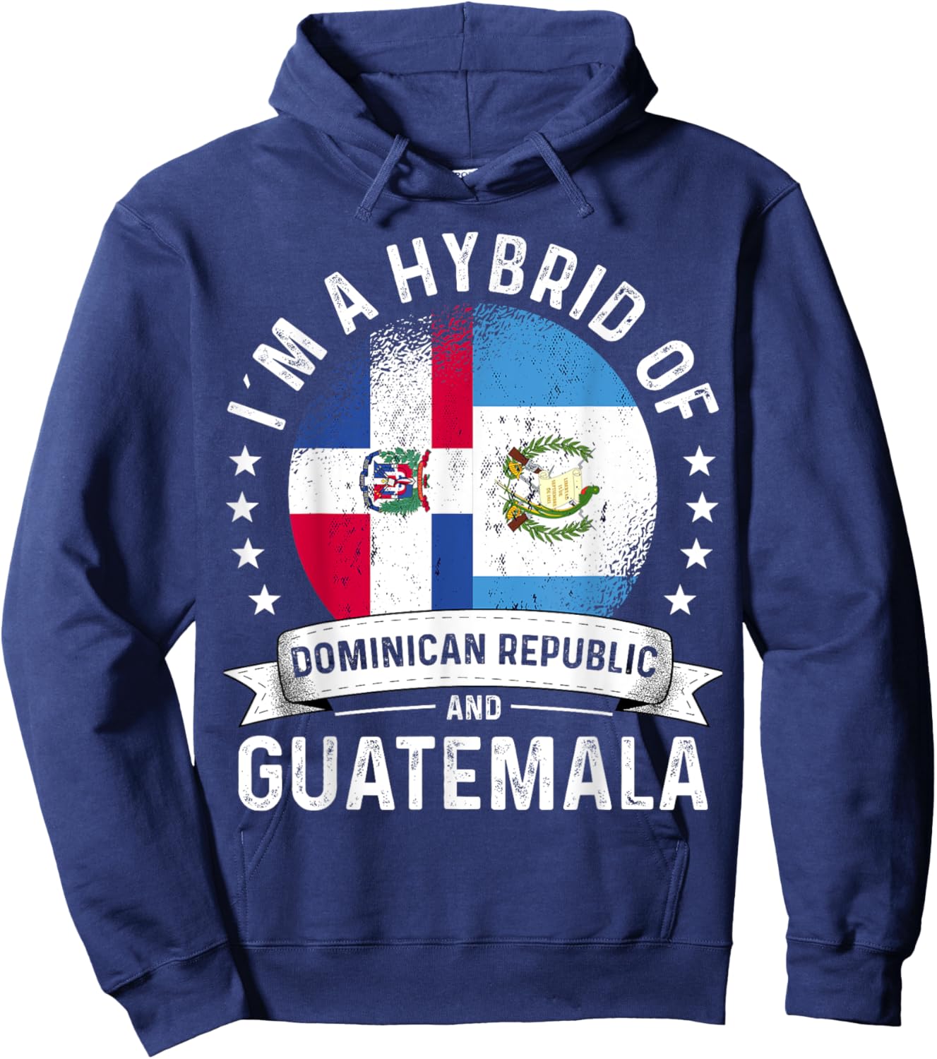 Dominican Republic Flag Guatemala Grown Guatemalan Flag Hoodie - Hoodie | Navy