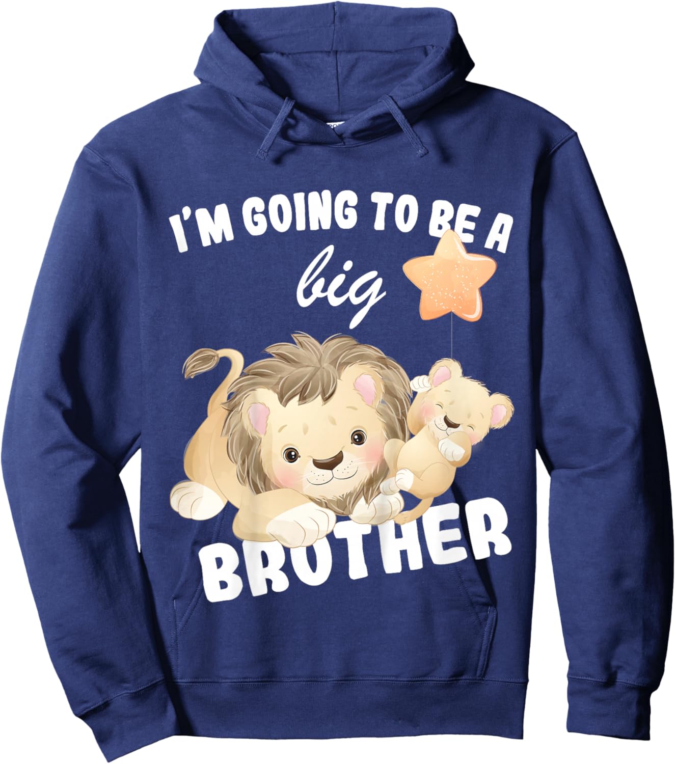 Kids Big Brother To Be - Im Going To Be A Big Brother 2026 Hoodie - Hoodie | Navy