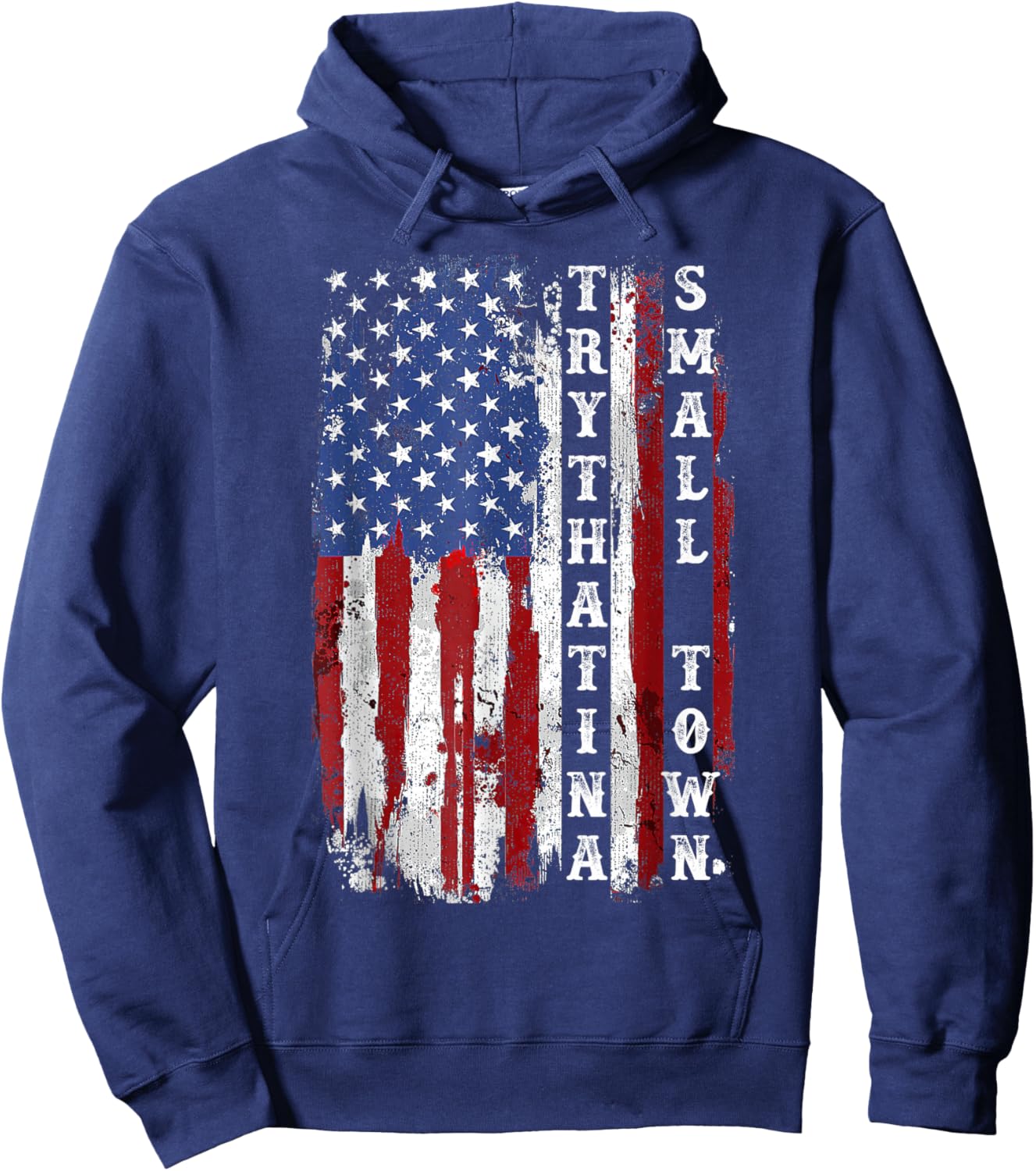 Try That In A Small Country Western Town,Country Music Lover Hoodie - Hoodie | Navy