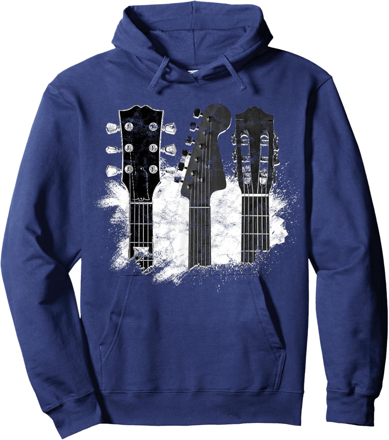 Guitar Player Gifts Rock n Roll Musician Festival Music Hoodie - Hoodie | Navy