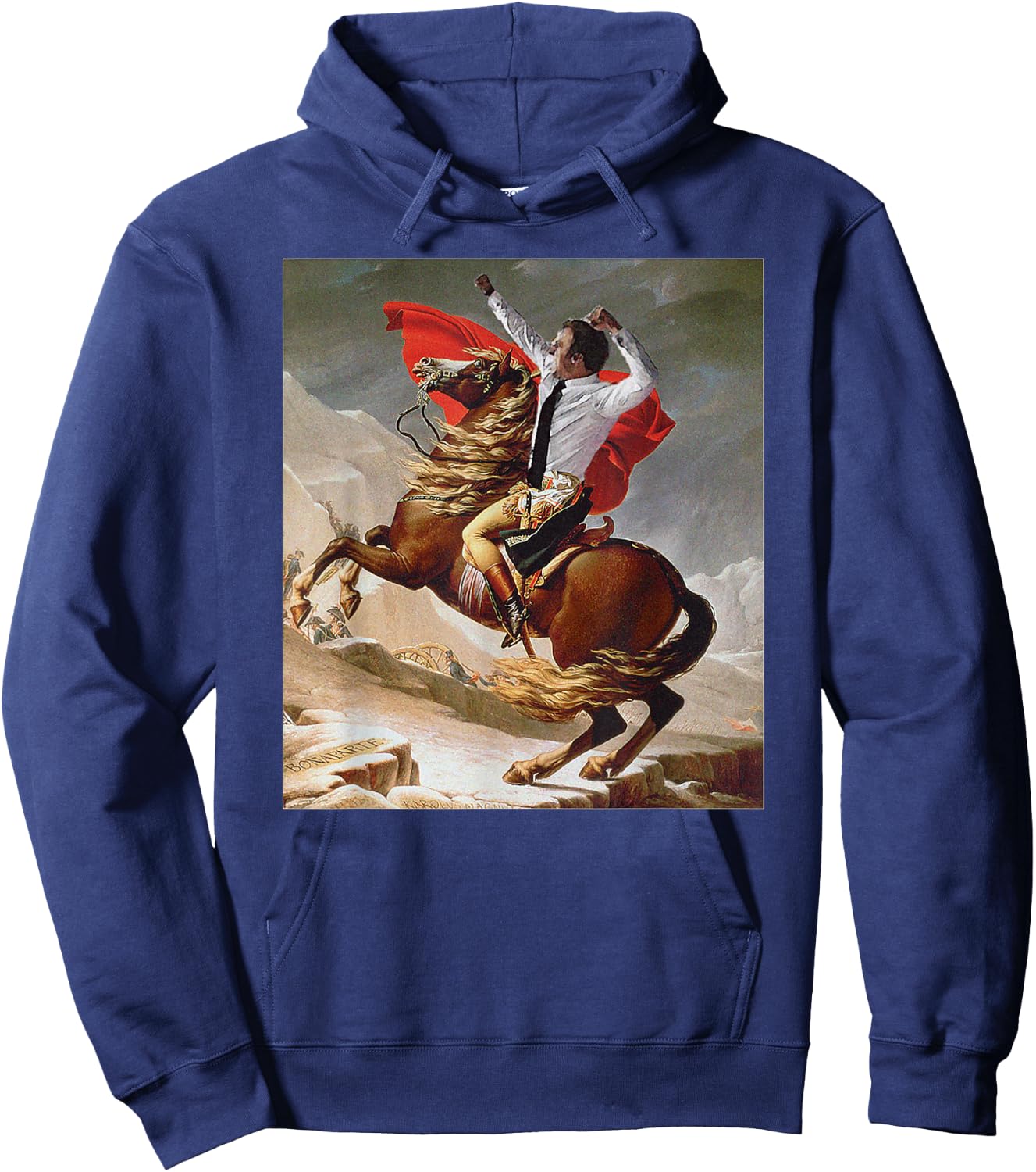 Funny Emmanuel Macron France Prime Minister Hoodie - Hoodie | Navy
