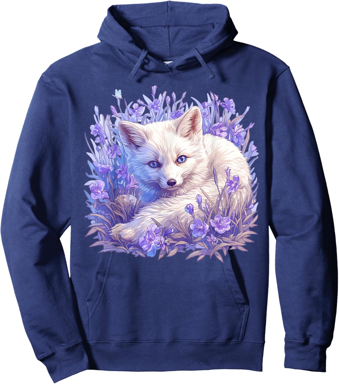 Arctic Foxes Lovers Arctic Fox Hoodie - Hoodie | Navy