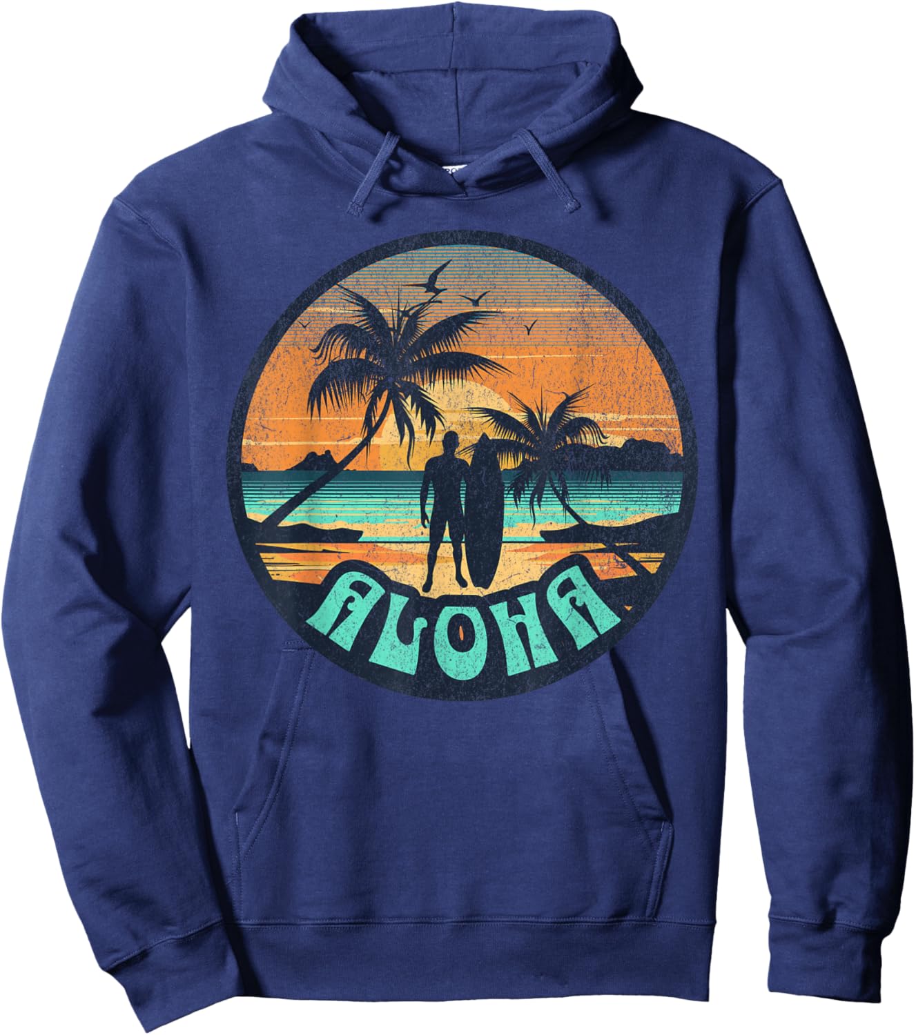 Hawaii Aloha Hoodie - Hoodie | Navy