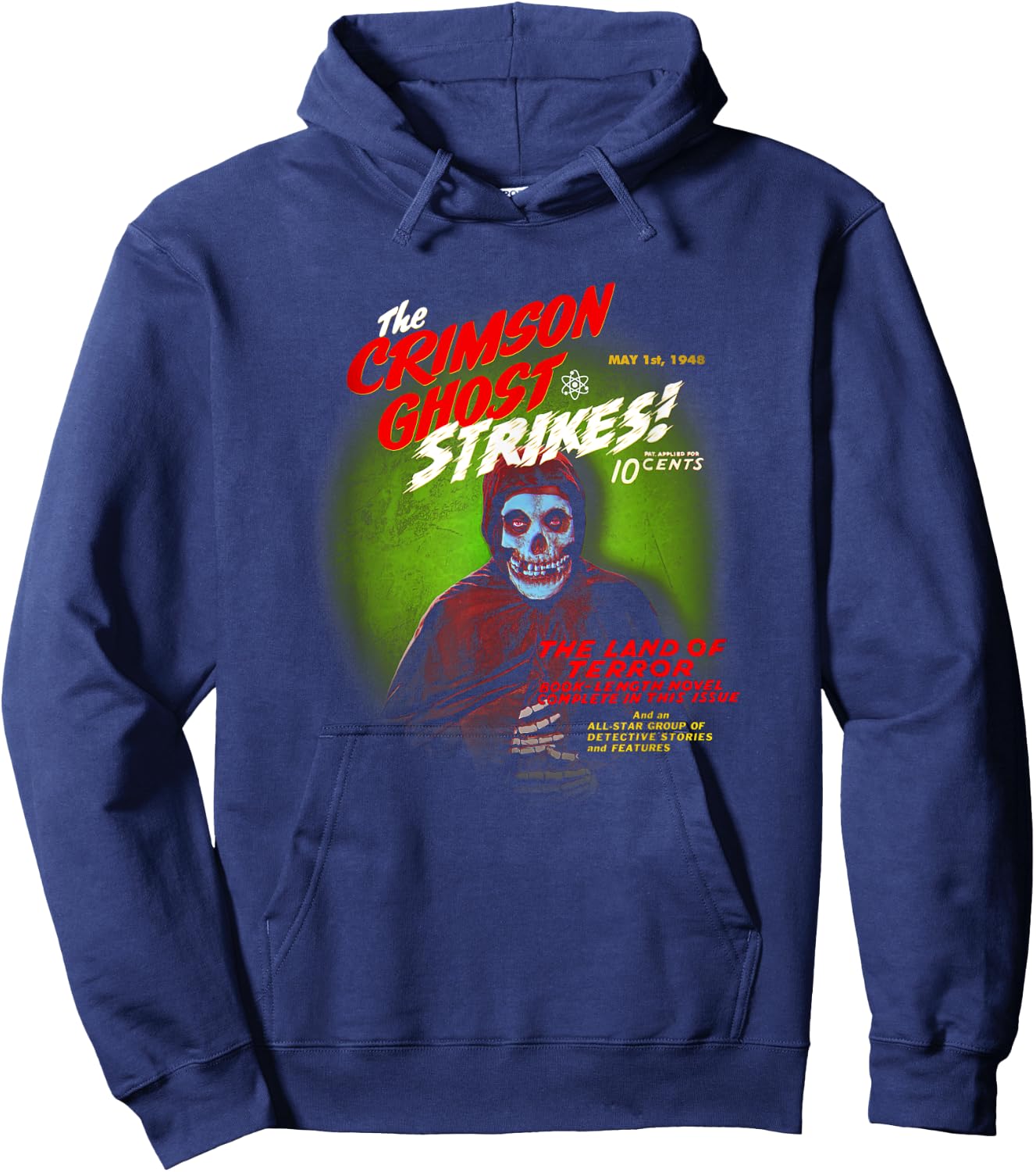 The Crimson Ghost Strikes! Hoodie - Hoodie | Navy
