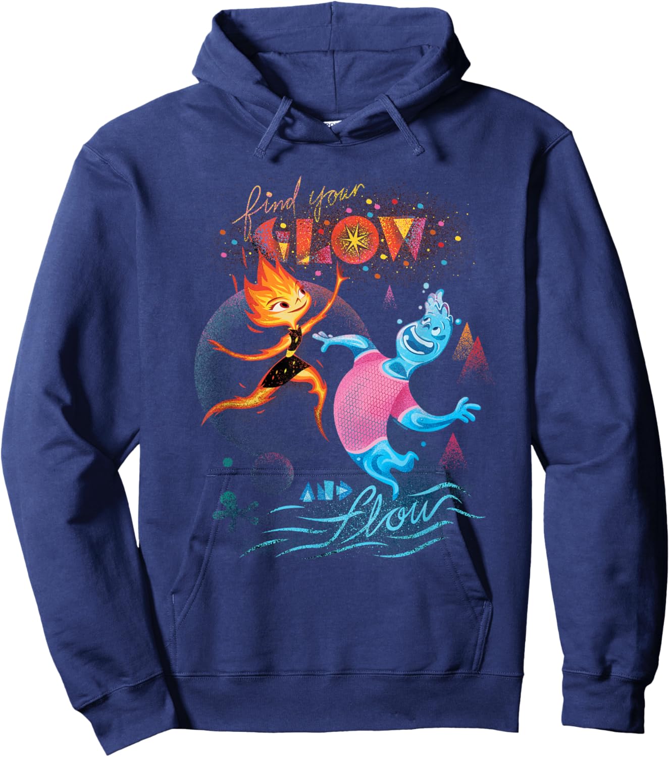 Disney and Pixar’s Elemental Find Your Glow and Flow Hoodie - Hoodie | Navy