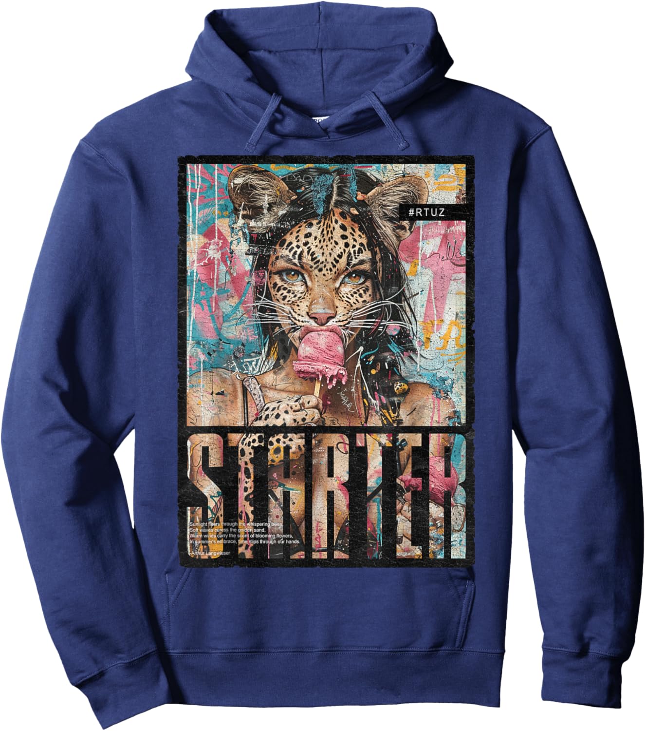 Vintage Girl Magazin Cover Pin-up Schwarz S Retro Pin-up Adults Party Grafik Hoodie - Hoodie | Navy