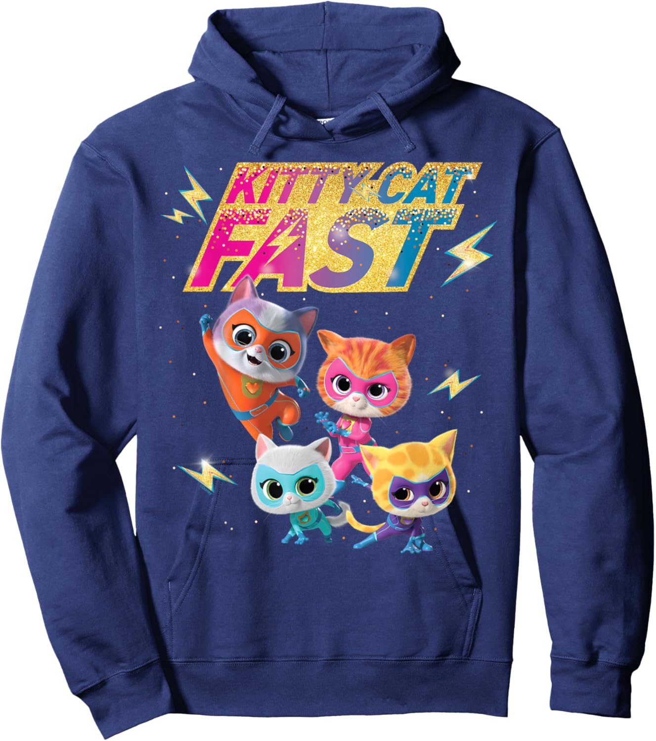 Disney Junior SuperKitties Full Team Kitty Cat Fast Hoodie - Hoodie | Navy