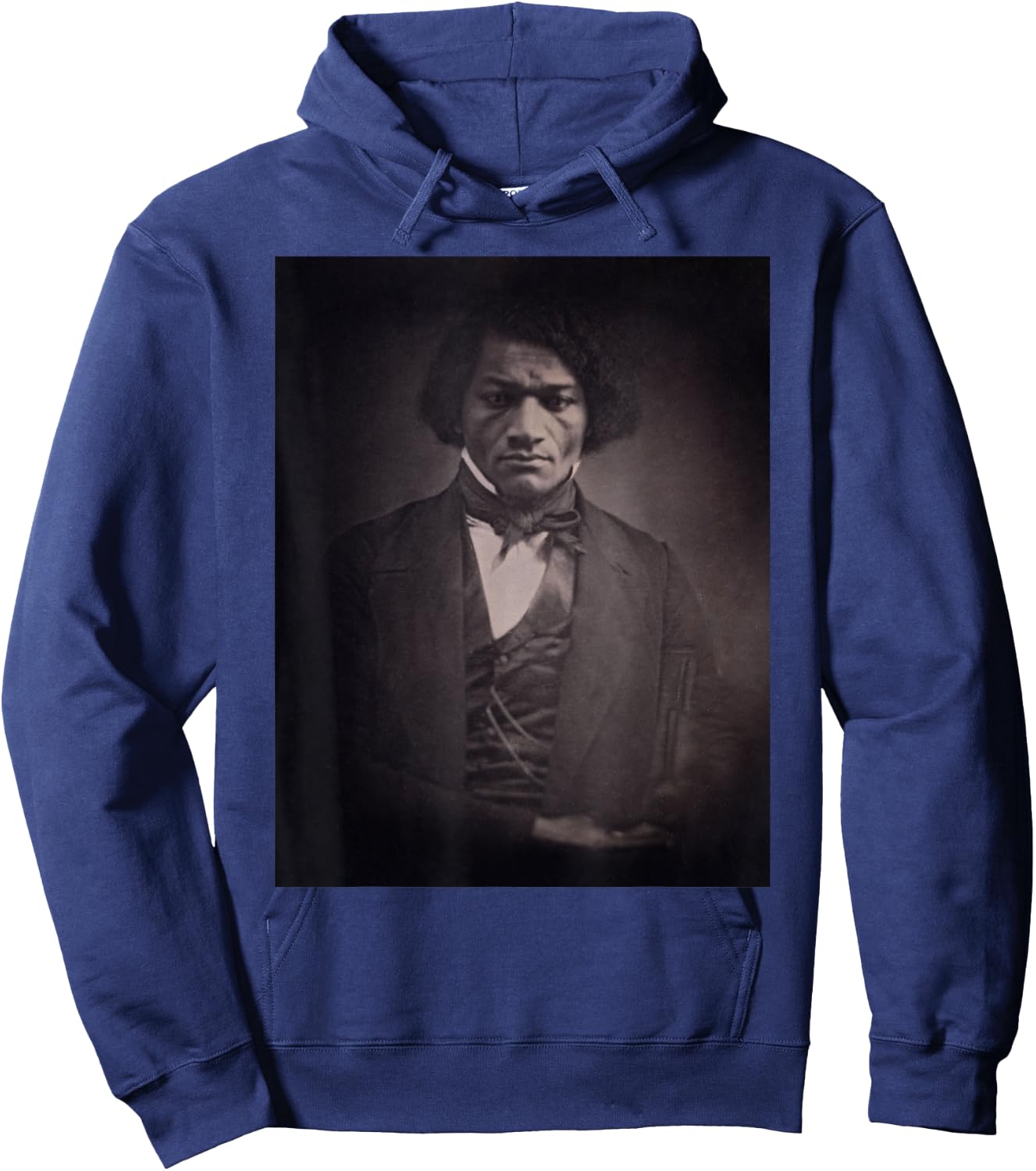 Young Frederick Douglass -Black History Month Hoodie - Hoodie | Navy