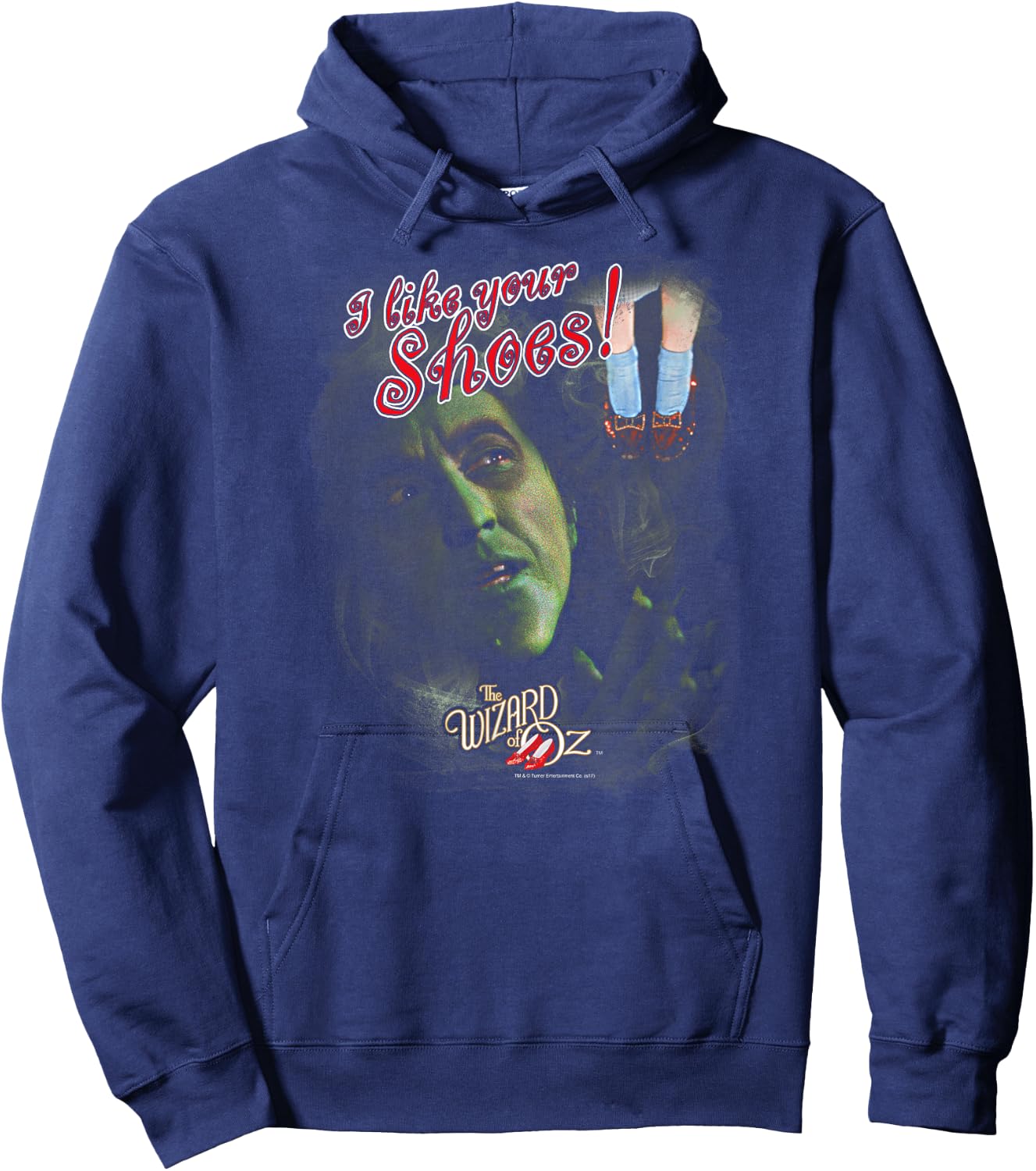 Wizard of Oz I Like Your Shoes T Shirt Hoodie - Hoodie | Navy