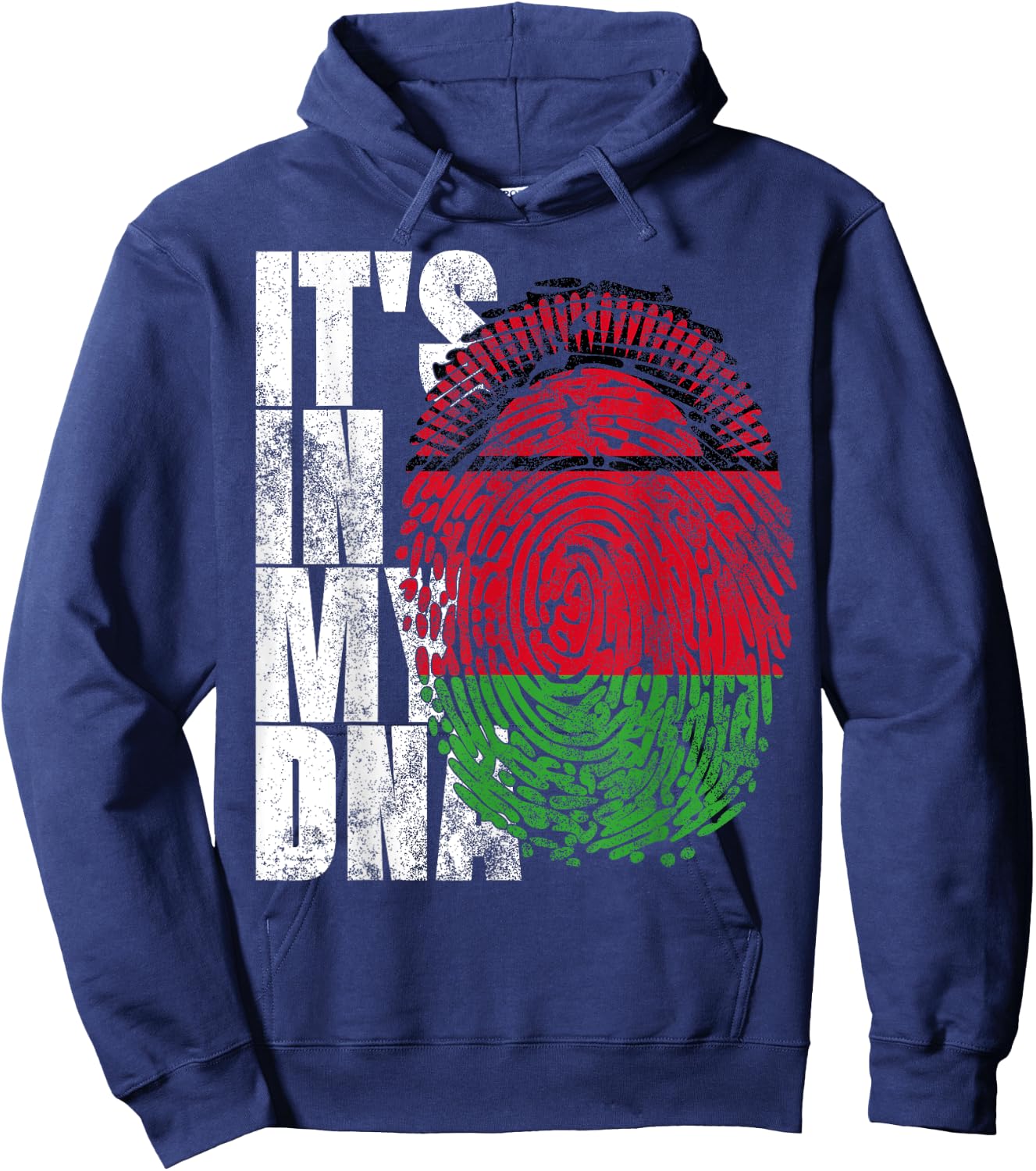 It's In My DNA Malawian Gift African Nyasaland Malawi Flag Hoodie - Hoodie | Navy