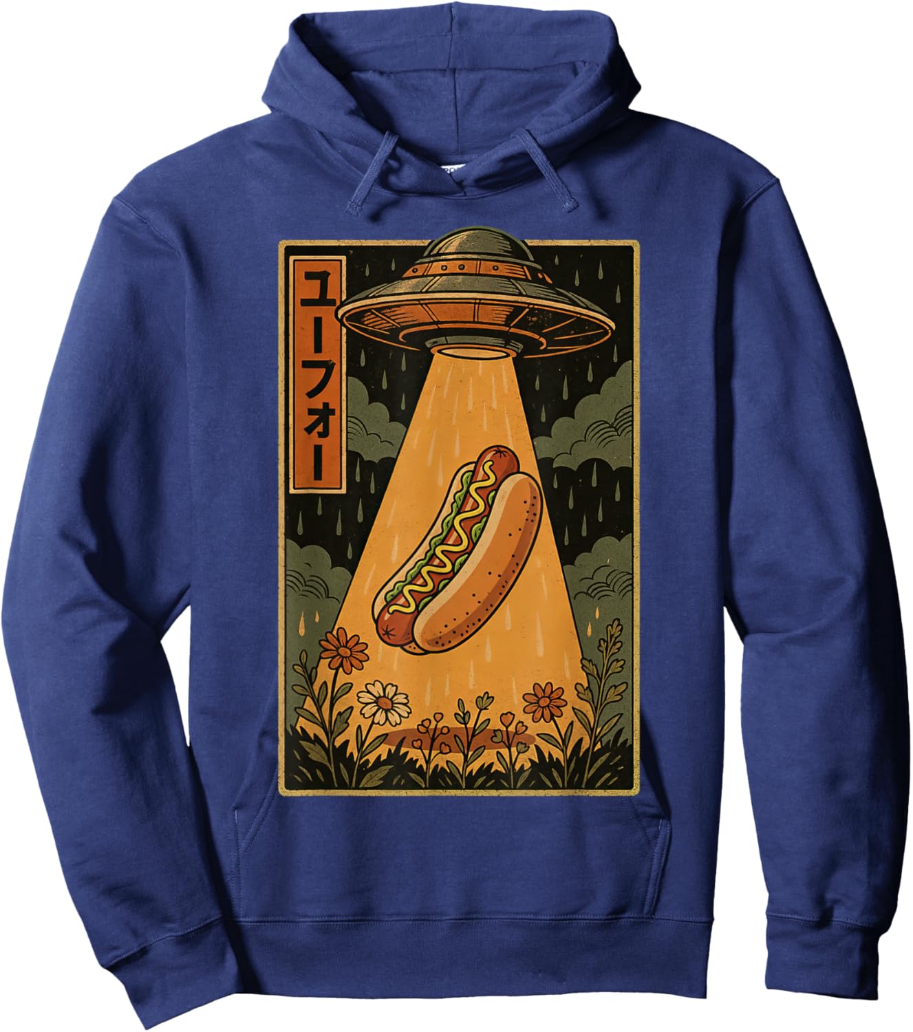 T-Shirt Hoodie - Hoodie | Navy