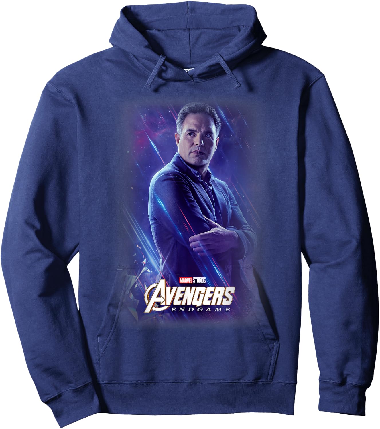 Marvel Avengers Endgame Bruce Banner Galactic Poster Hoodie - Hoodie | Navy