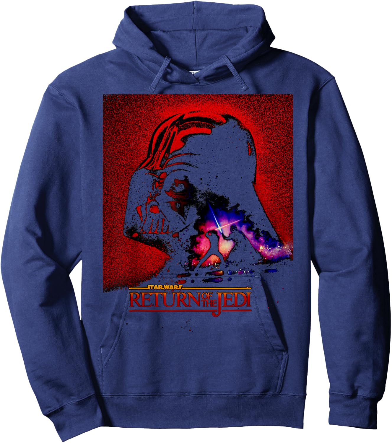 Star Wars Return Of The Jedi Darth Vader Dark Poster Hoodie - Hoodie | Navy