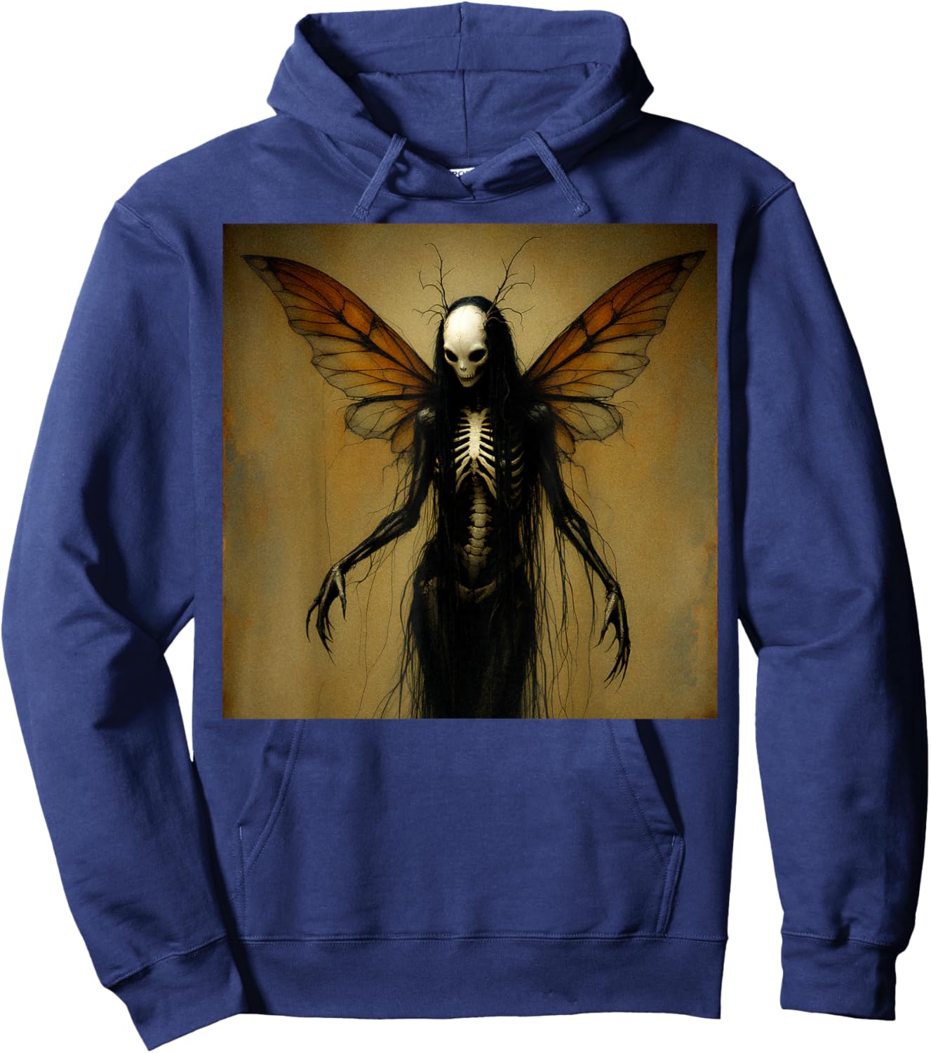 Ethereal Fairy Gothic Dark Art Aesthetic Grunge Horror Hoodie - Hoodie | Navy