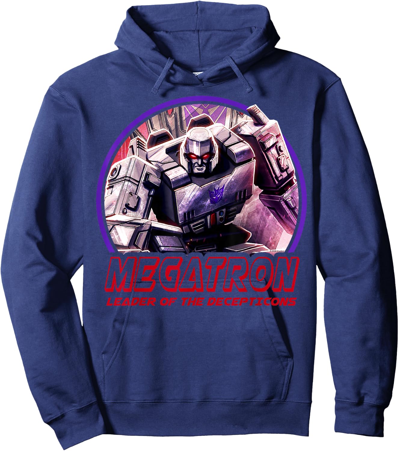 Transformers: War For Cybertron Megatron Decepticon Leader Hoodie - Hoodie | Navy