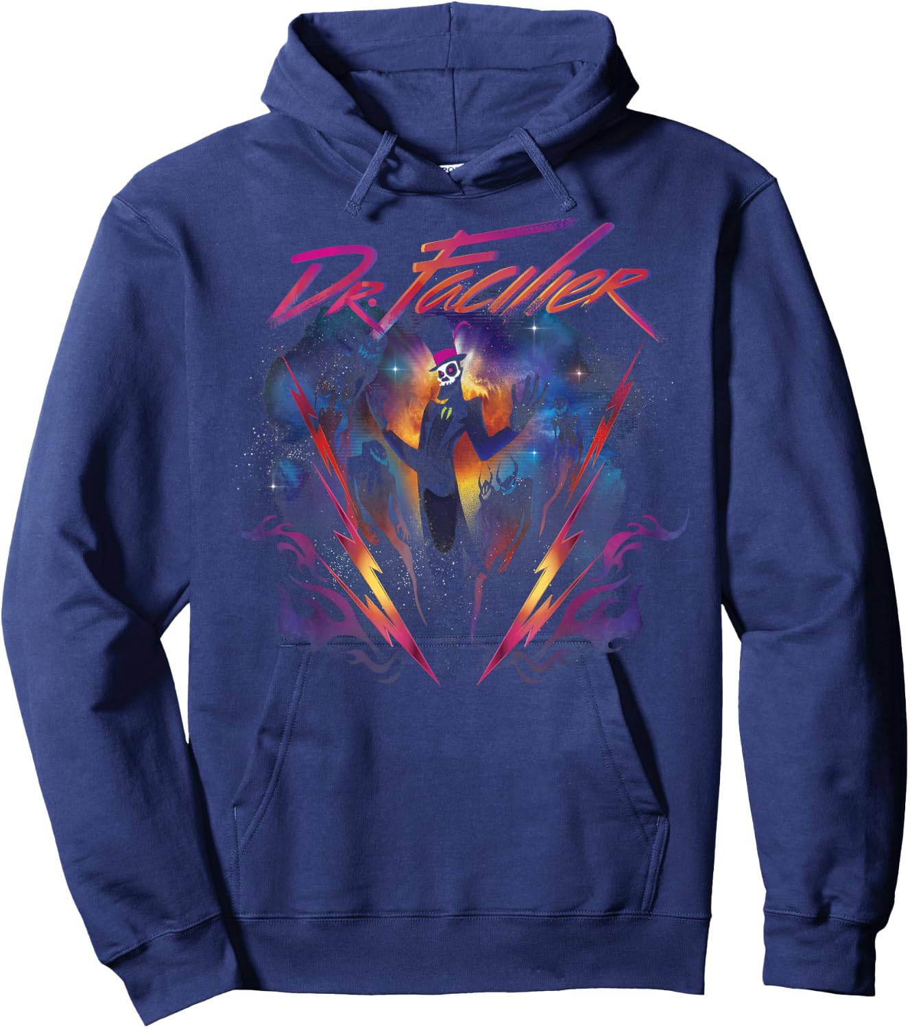 Disney Villains Dr. Facilier Rock Portrait Hoodie - Hoodie | Navy