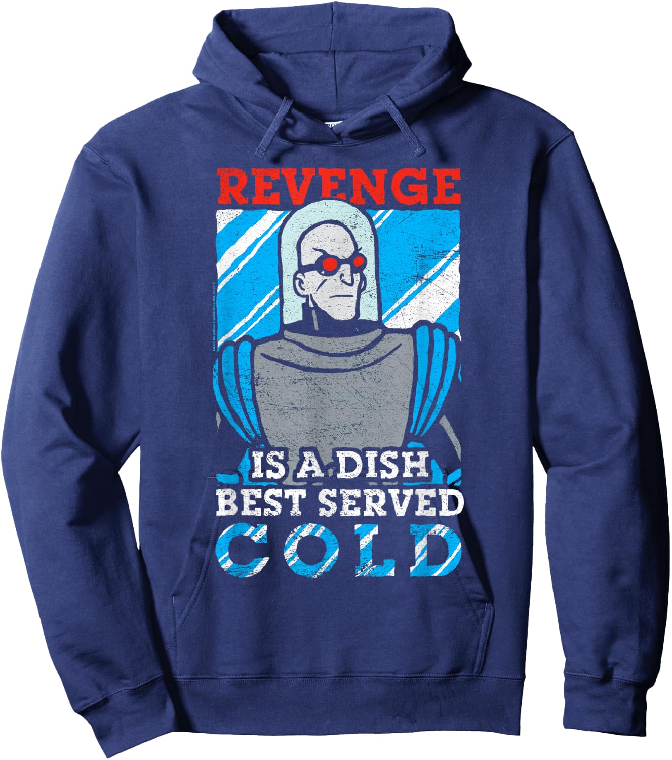 Batman: The Animated Series Mr. Freeze Served Cold Hoodie - Hoodie | Navy