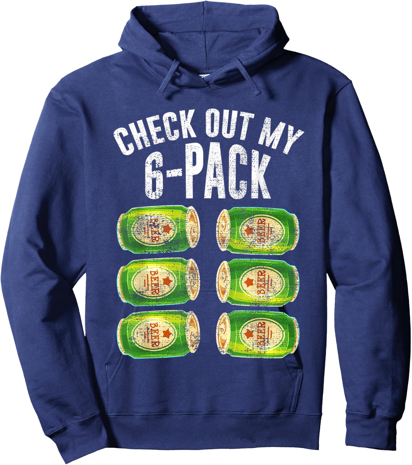 Check out my six pack beer Design for a Beer Lover Hoodie - Hoodie | Navy