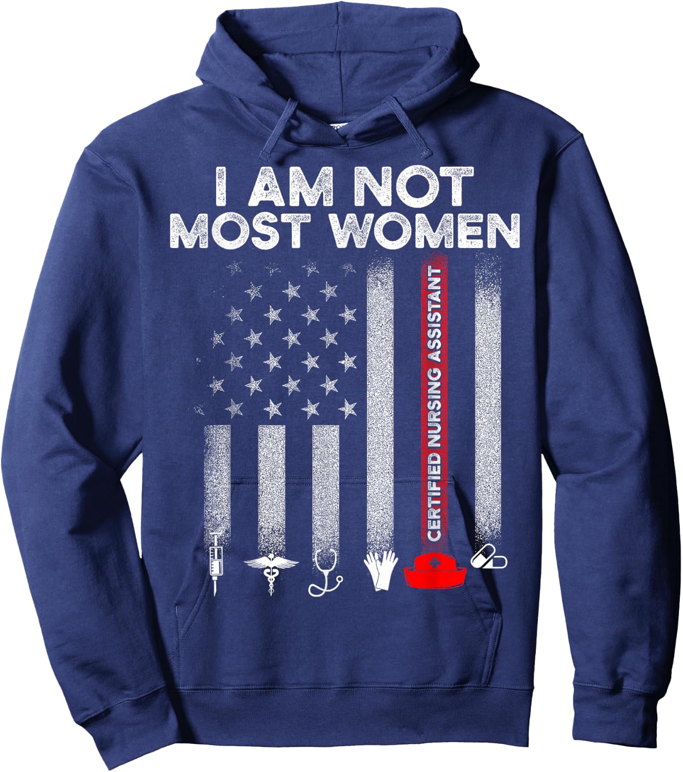 CNA Most Women Certified Nursing Assistant DA1 Hoodie - Hoodie | Navy