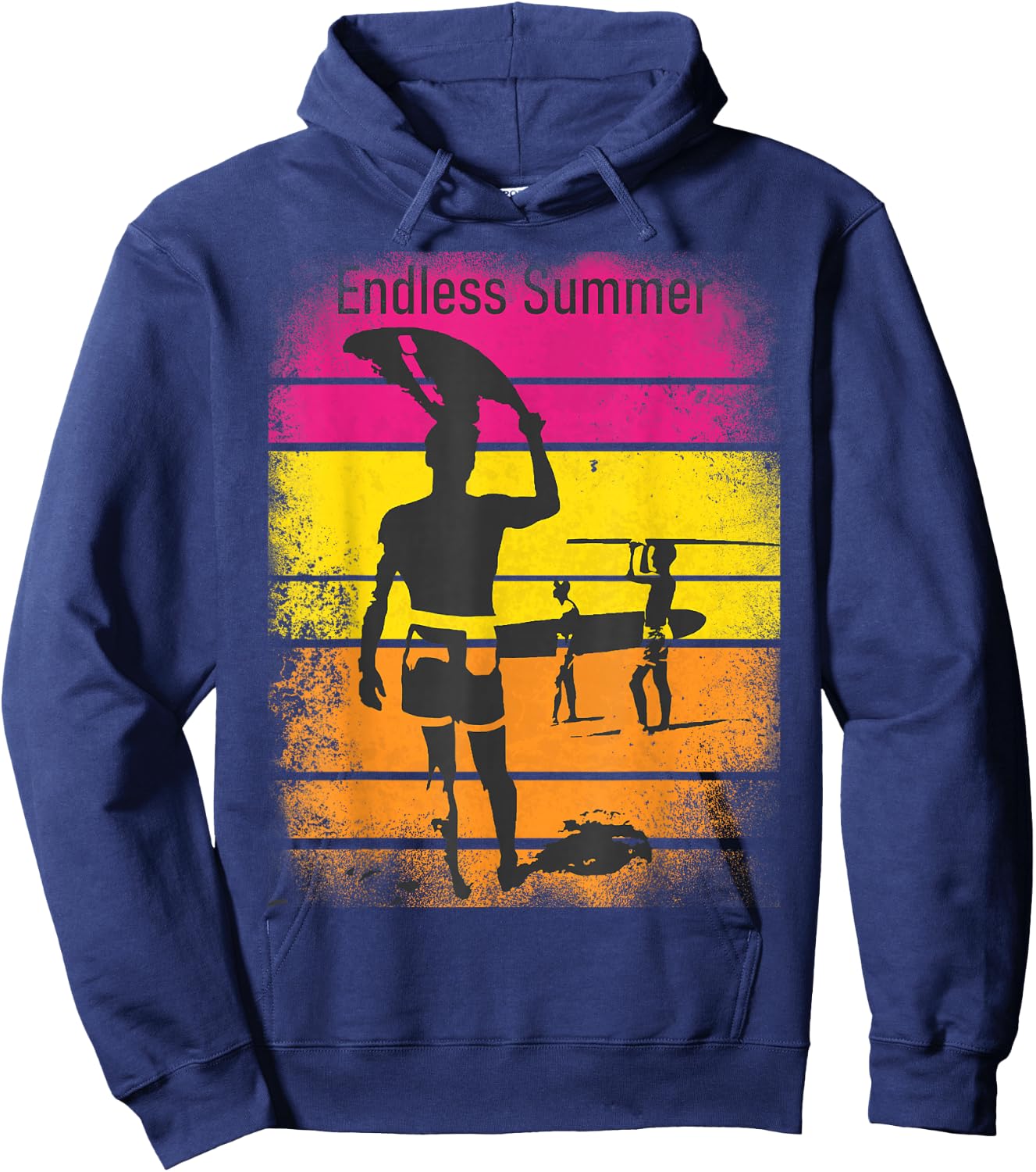 Vintage Endless Summer Hoodie - Hoodie | Navy
