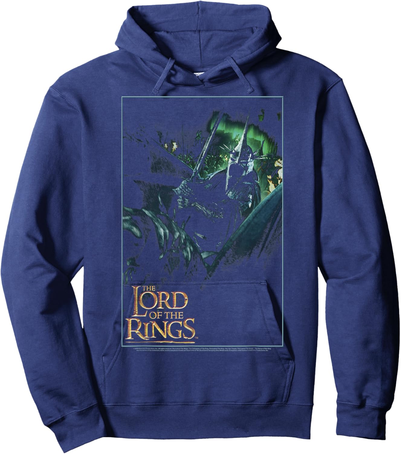 The Lord Of The Rings Witch King Dark Poster Hoodie - Hoodie | Navy