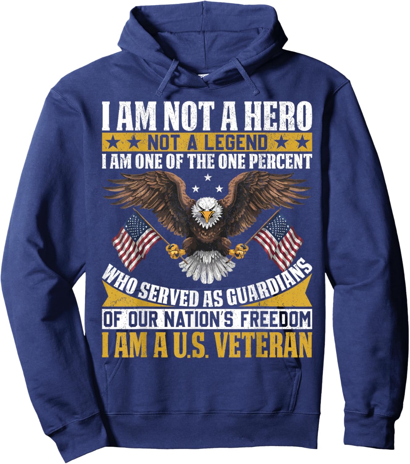 Veteran USA Veterans Day US Army America Veteran Hoodie - Hoodie | Navy