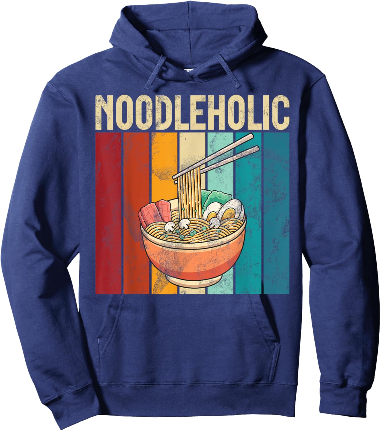 Noodleholic Noodles Hoodie - Hoodie | Navy