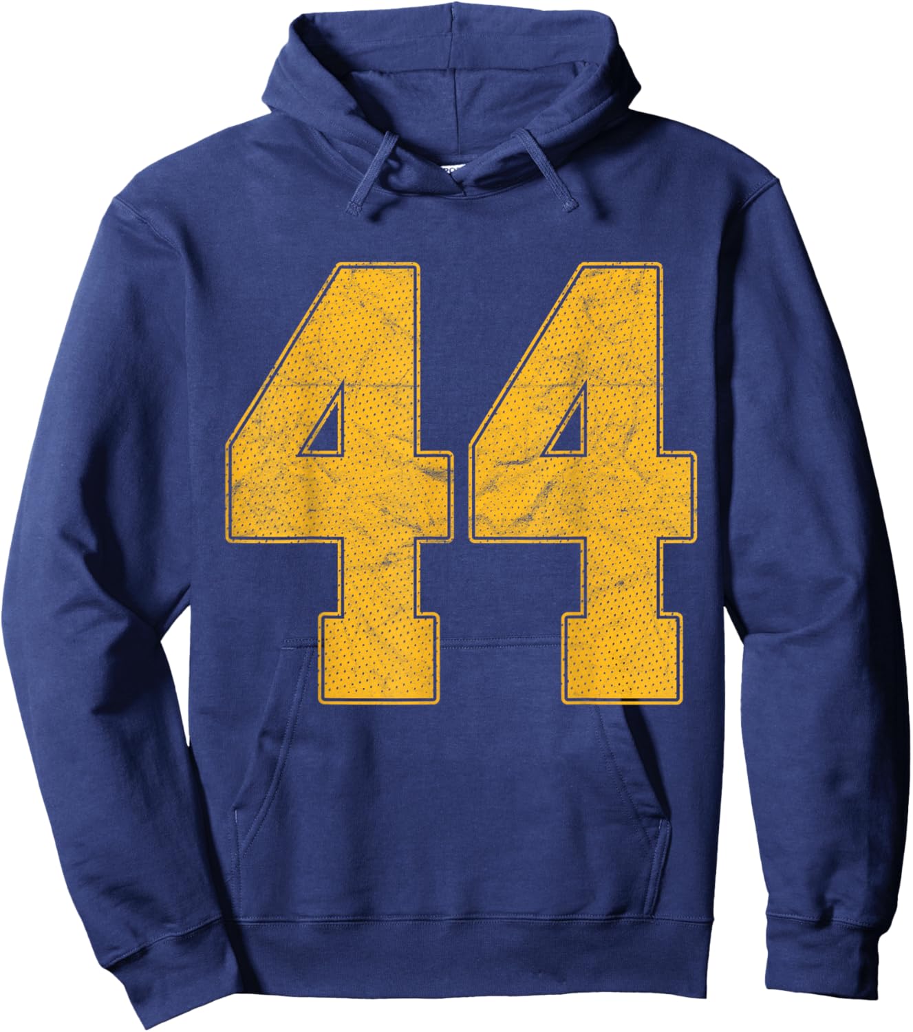 Number 44 Numbered Uniform Sports Team Jersey 44th Birthday Hoodie - Hoodie | Navy