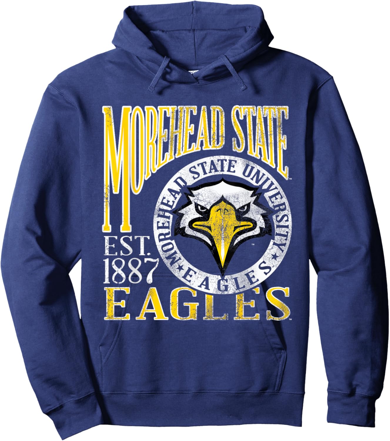Morehead State Eagles Vintage Dibs Blue Officially Licensed Hoodie - Hoodie | Navy