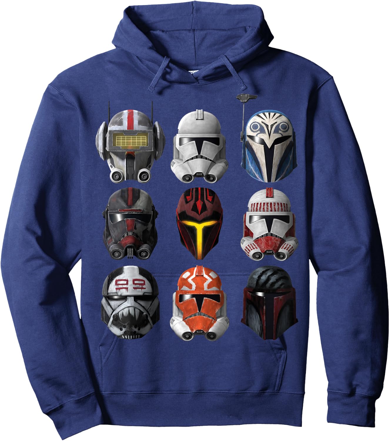 Star Wars: The Clone Wars Clone Helmets Hoodie - Hoodie | Navy