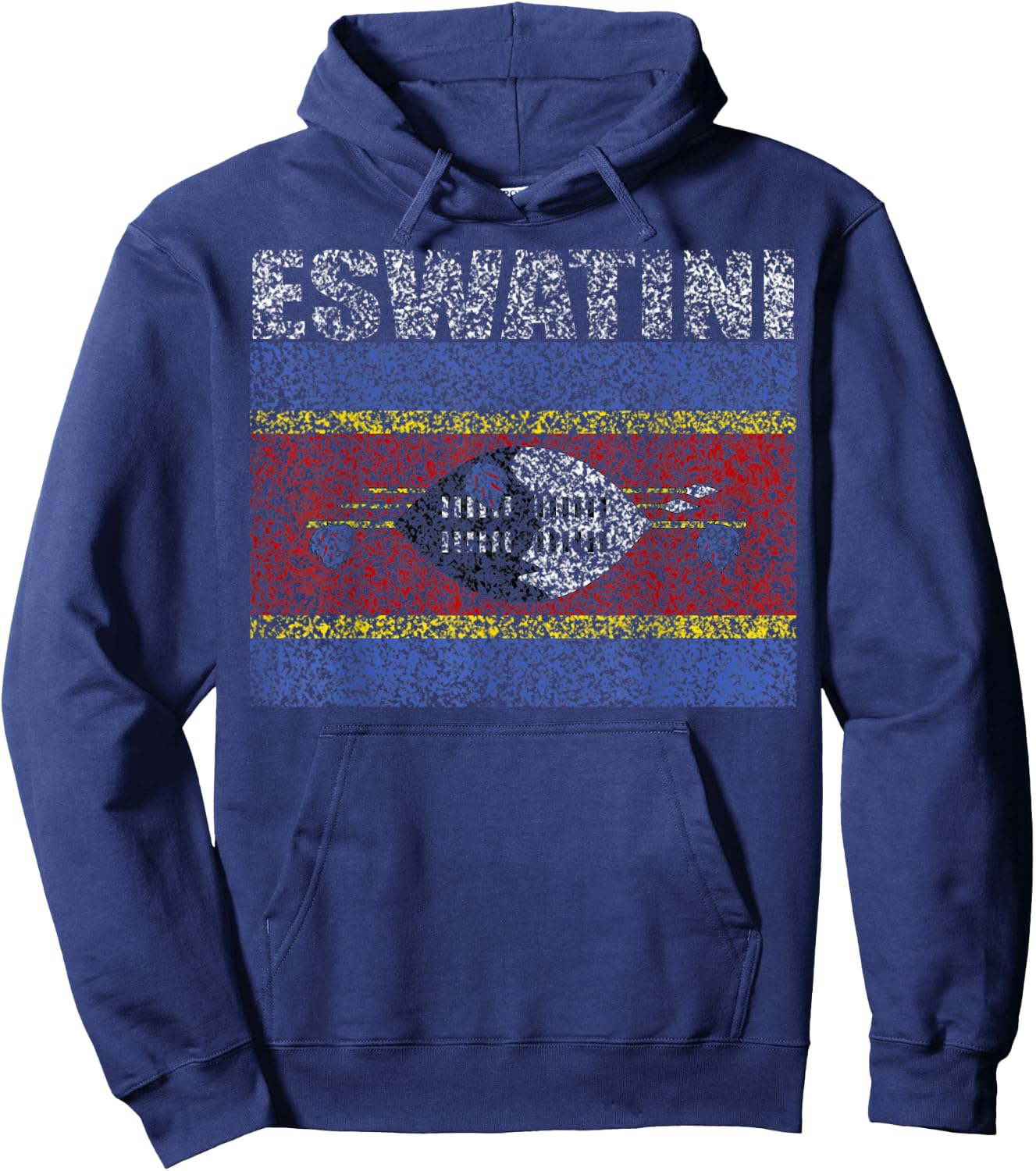 National Flag of Eswatini souvenir gift women Hoodie - Hoodie | Navy