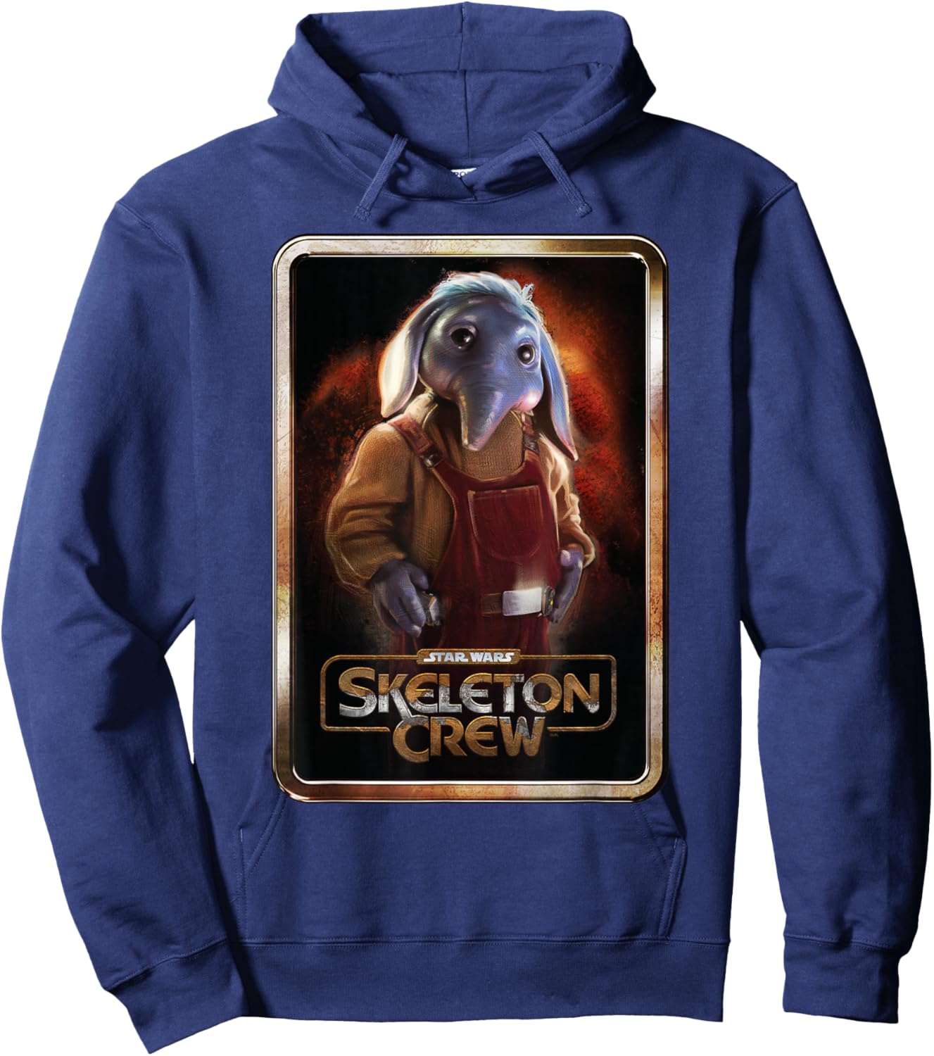 Star Wars Skeleton Crew Neel with Series Logo Disney+ Hoodie - Hoodie | Navy