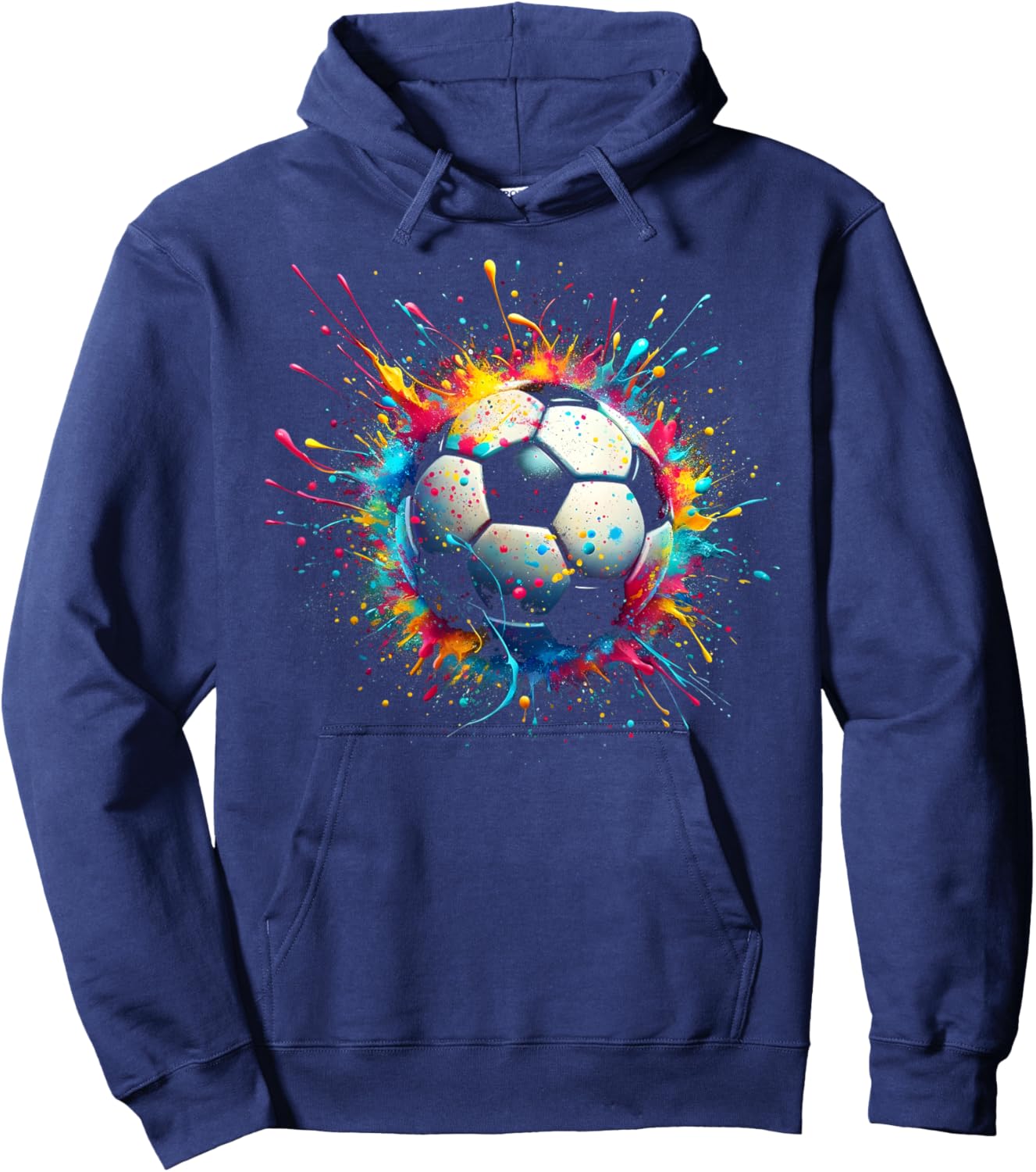 Cool Soccer Player Sport for Boys Men Girls Women Youth Kids Hoodie - Hoodie | Navy