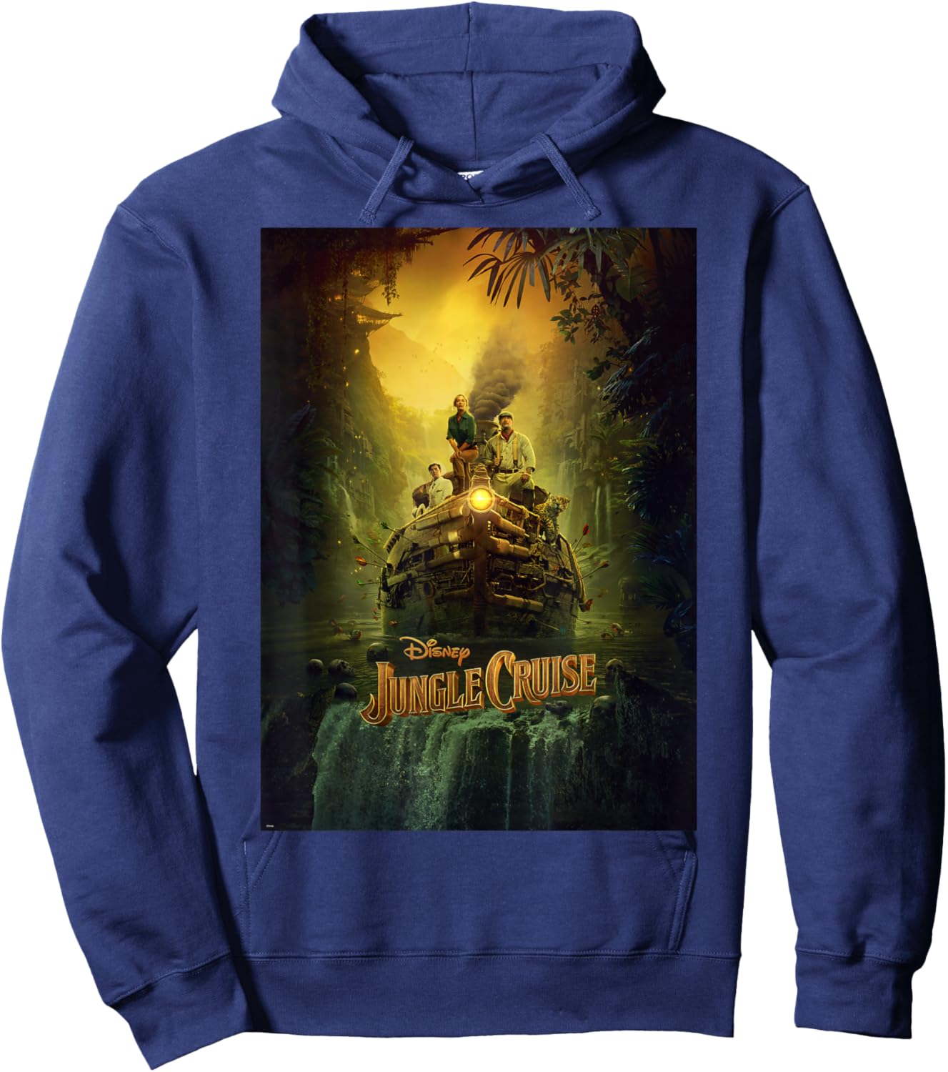 Disney Jungle Cruise Poster Hoodie - Hoodie | Navy